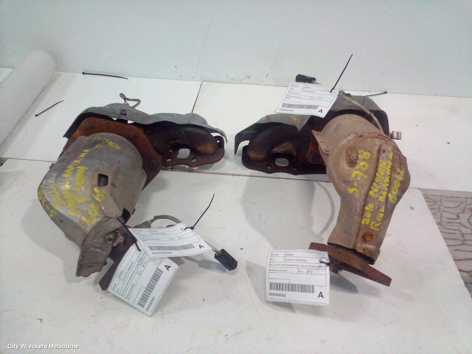 NISSAN MAXIMA CATALYTIC CONVERTER, BOLT ON CAT TYPE (TO MANIFOLD), 2.5/3.5, PETROL, FRONT (LH SIDE), J32, 06/2009 - 09/2014 - Image 3