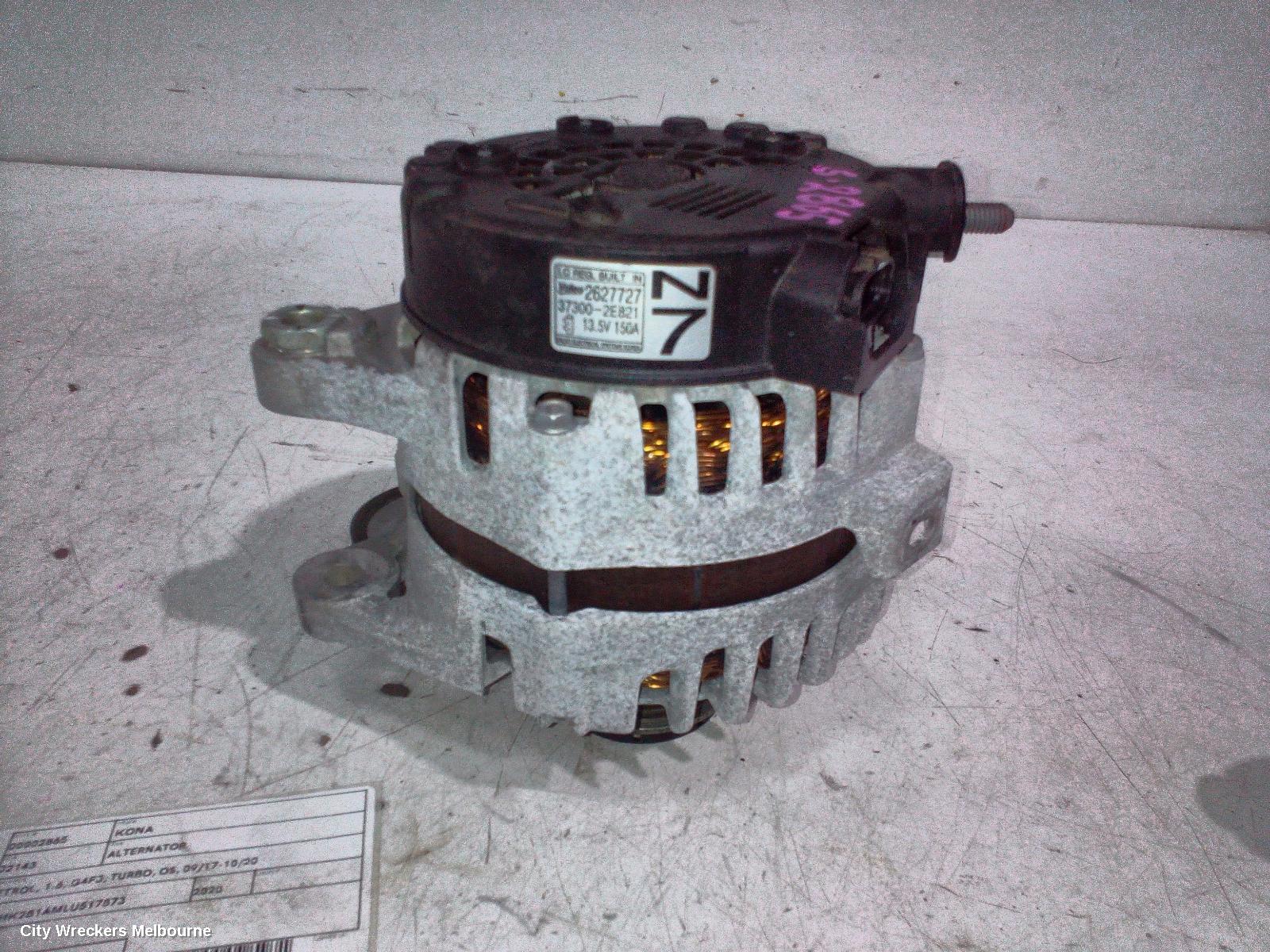 HYUNDAI KONA ALTERNATOR, PETROL, 1.6, G4FJ, TURBO, OS, 09/2017 - 10/2020 - Image 3