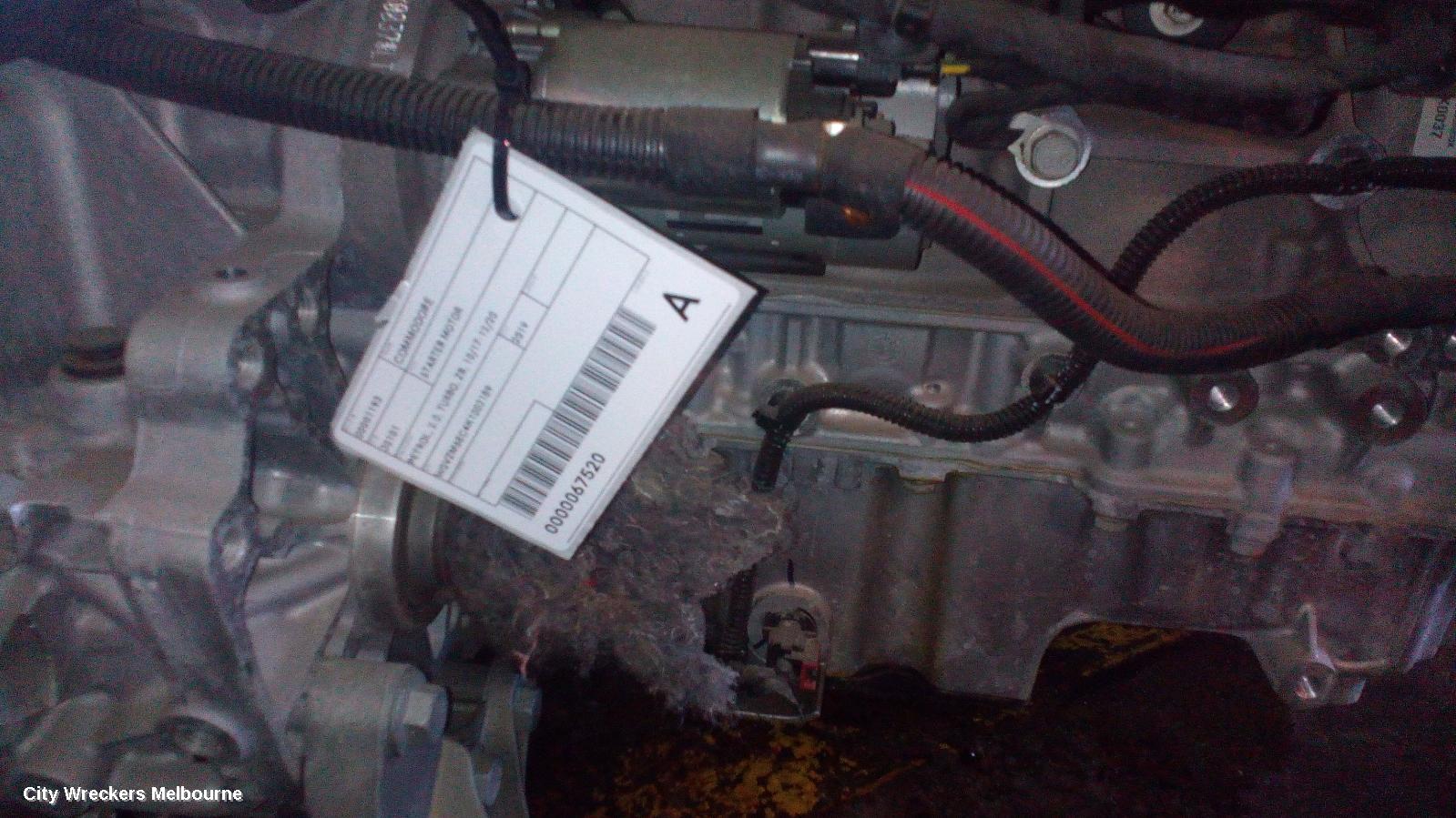 HOLDEN COMMODORE STARTER, PETROL, 2.0, TURBO, ZB, 10/2017 - 12/2020 - Image 1
