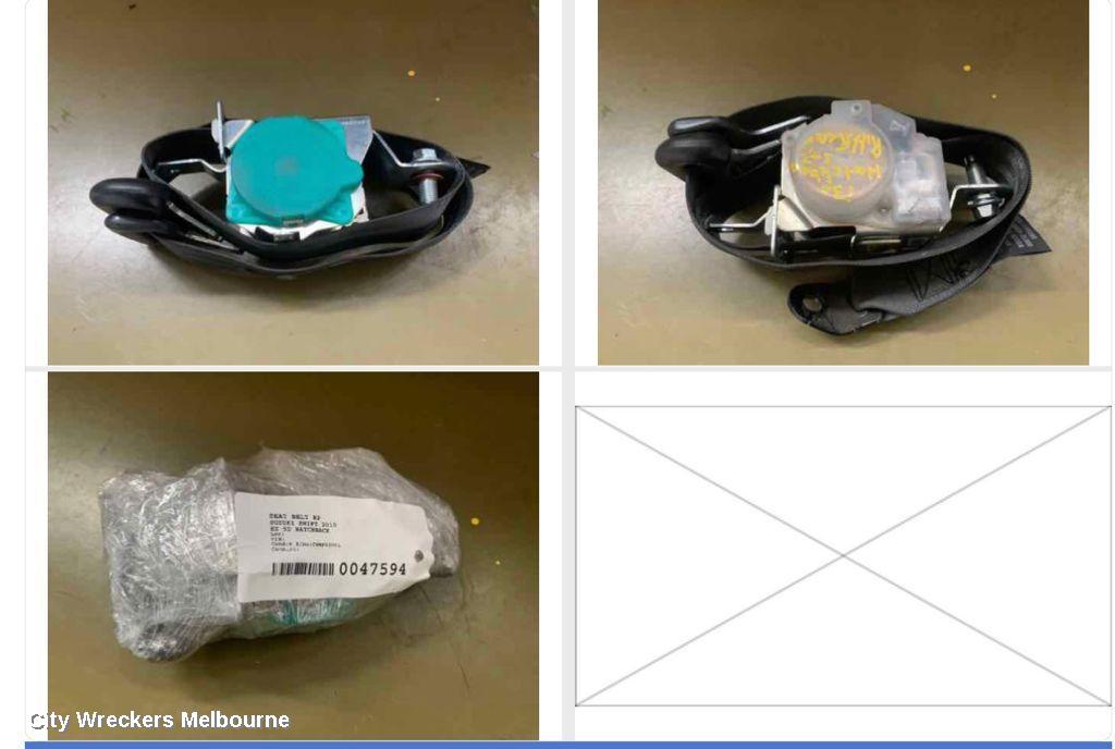 SUZUKI SWIFT SEATBELT/STALK, RH FRONT, SEAT BELT ONLY, PRE-TENSIONER TYPE, RS415/RS416, 09/2004 - 02/2011 - Image 1