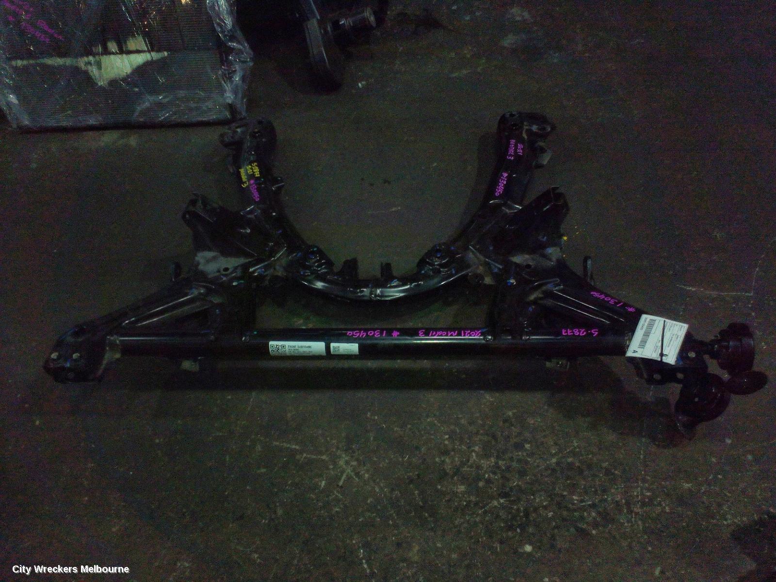 TESLA MODEL 3 FRT XMEMBER/CRADLE, 1ST GEN, 06/2019 ONWARDS - Image 3