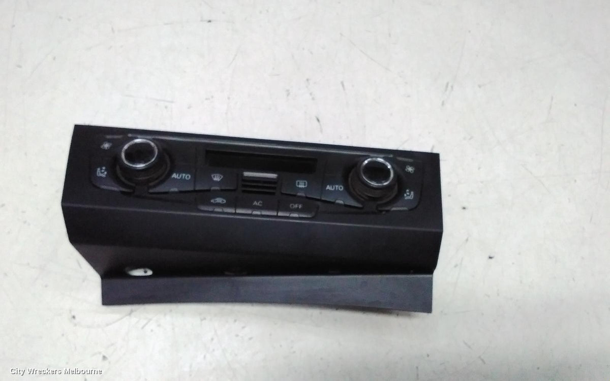 AUDI A4 HEATER/AC CONTROLS, SINGLE ZONE CLIMATE CONTROL, B8 8K, NON HEATED TYPE, 02/2008 - 06/2012 - Image 1