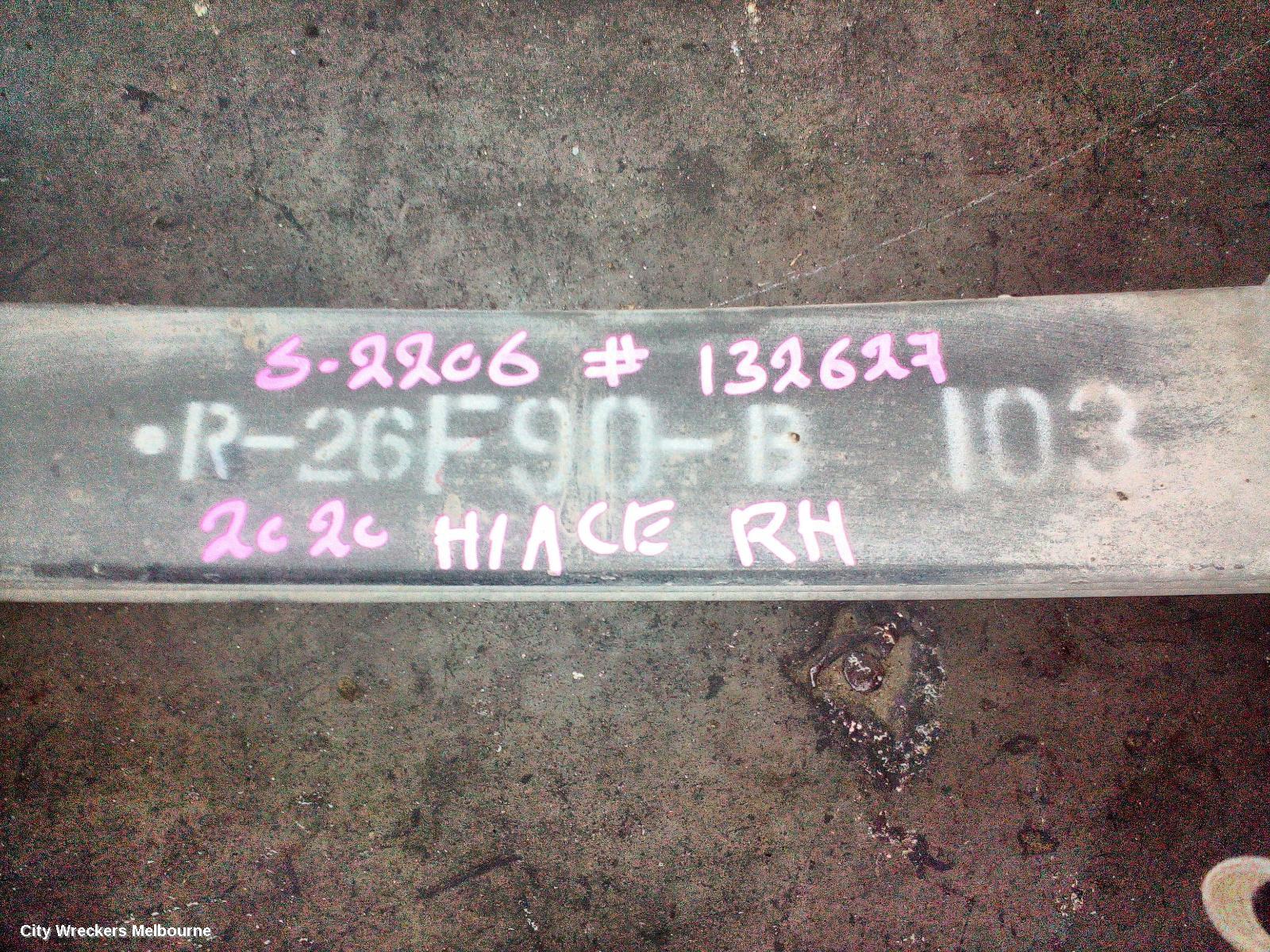 TOYOTA HIACE REAR LEAF SPRING, 300 SERIES, SLWB, VAN, RH SIDE, 02/2019 ONWARDS - Image 3