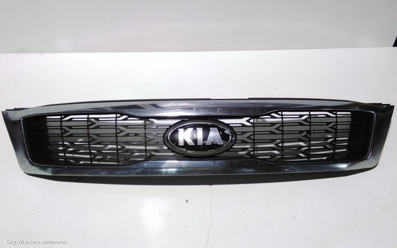 KIA CARNIVAL/GRAND CARNIVAL GRILLE, CARNIVAL/GRAND CARNIVAL, RADIATOR GRILLE, VQ, CHROME, 12/2009 - 12/2014 - Image 1