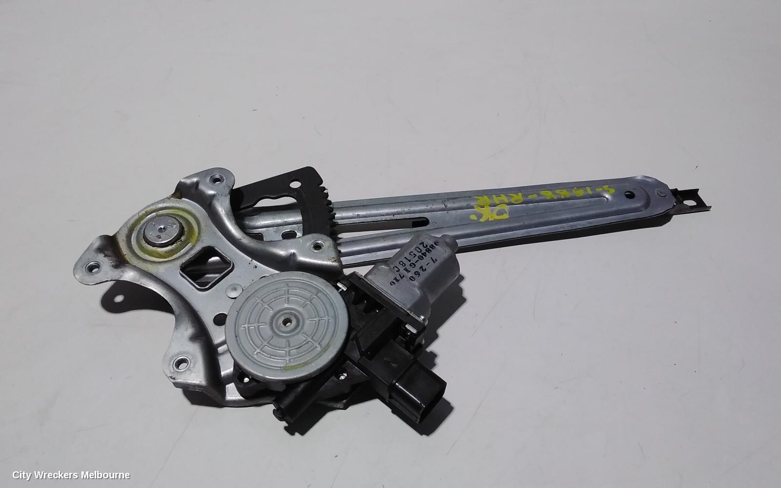 HOLDEN COLORADO RIGHT REAR WND REG/MOTOR, RG, 2 PIN TYPE, 06/2012 - 06/2016 - Image 1