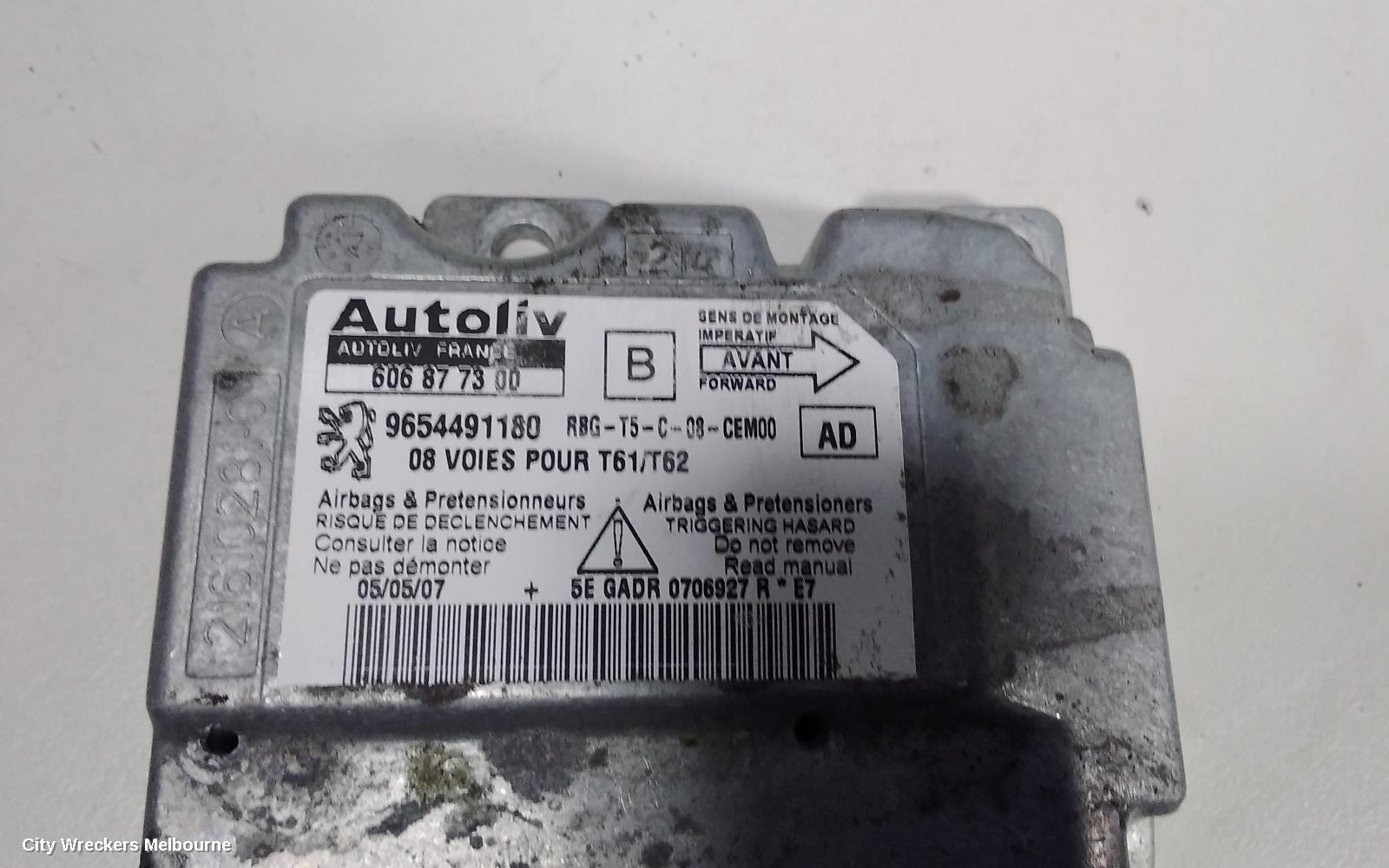PEUGEOT 307 AIRBAG MODULE/SENSOR, T6, MODULE, 10/2005 - 12/2009 - Image 2