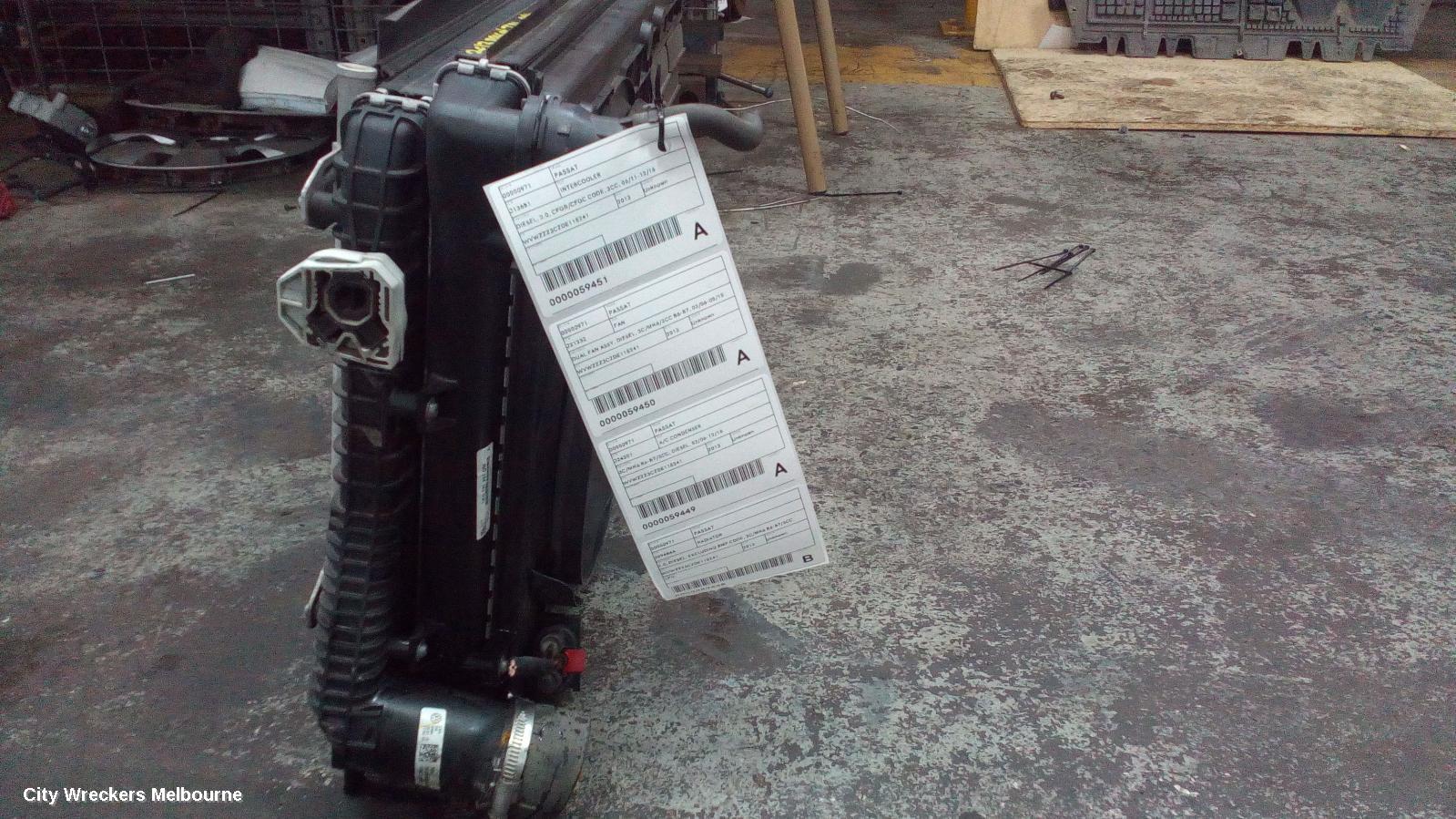 VOLKSWAGEN PASSAT INTERCOOLER, DIESEL, 2.0, CFGB/CFGC CODE, 3CC, 06/2011 - 12/2016 - Image 3