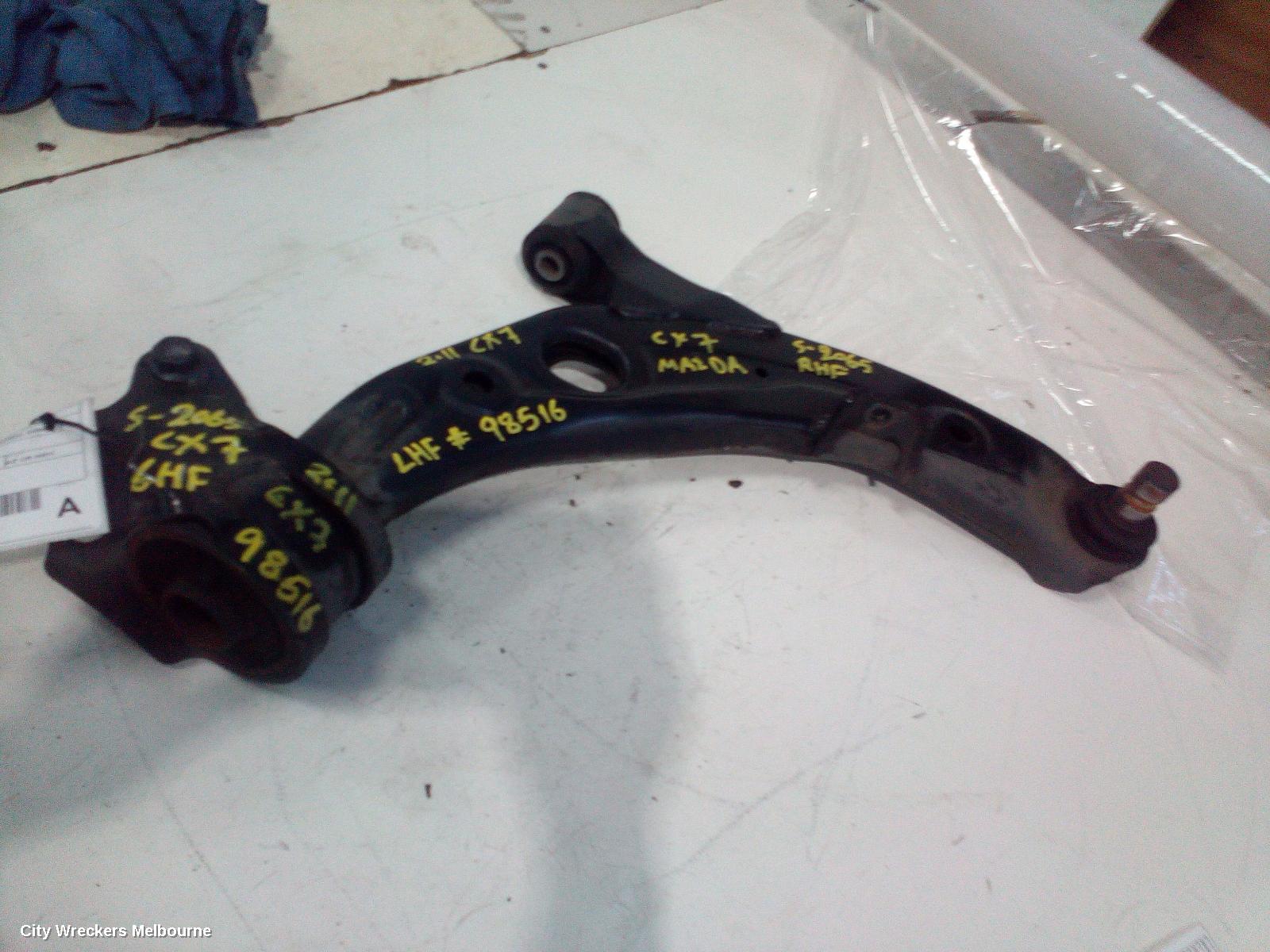 MAZDA CX7 LEFT FRONT LOWER CONTROL ARM, ER, 11/2006 - 02/2012 - Image 2