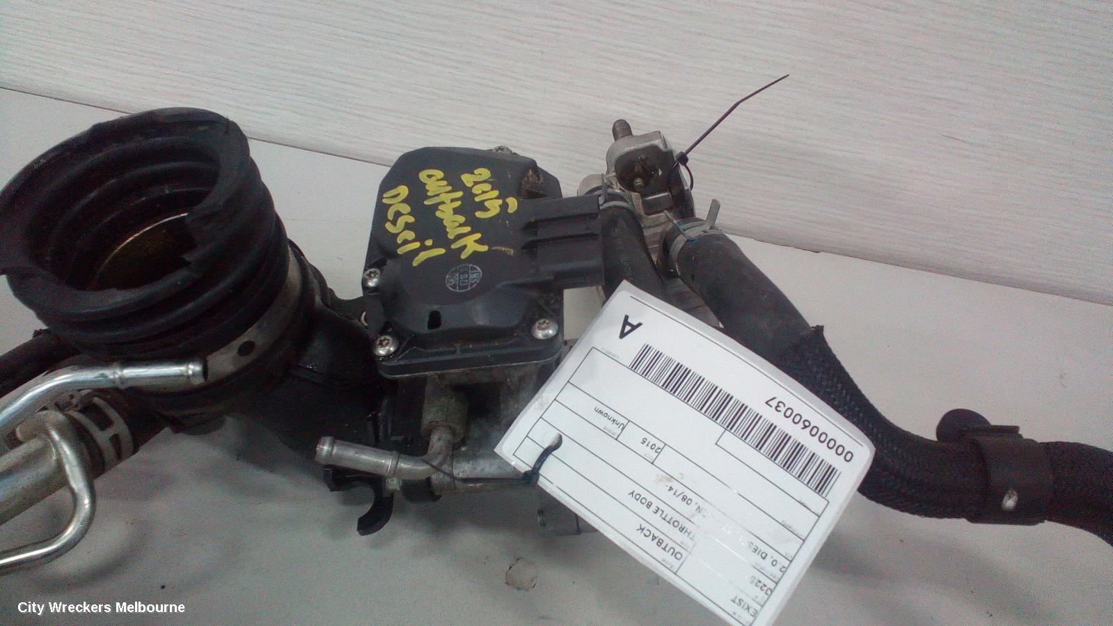 SUBARU OUTBACK THROTTLE BODY, 2.0, DIESEL, 6TH GEN, 08/2014 ONWARDS - Image 1