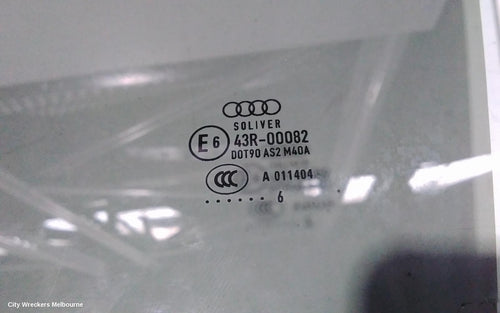 AUDI A1 LEFT FRONT DOOR WINDOW, 8X, 5DR HATCH, 03/2012 - 10/2018 - Image 2