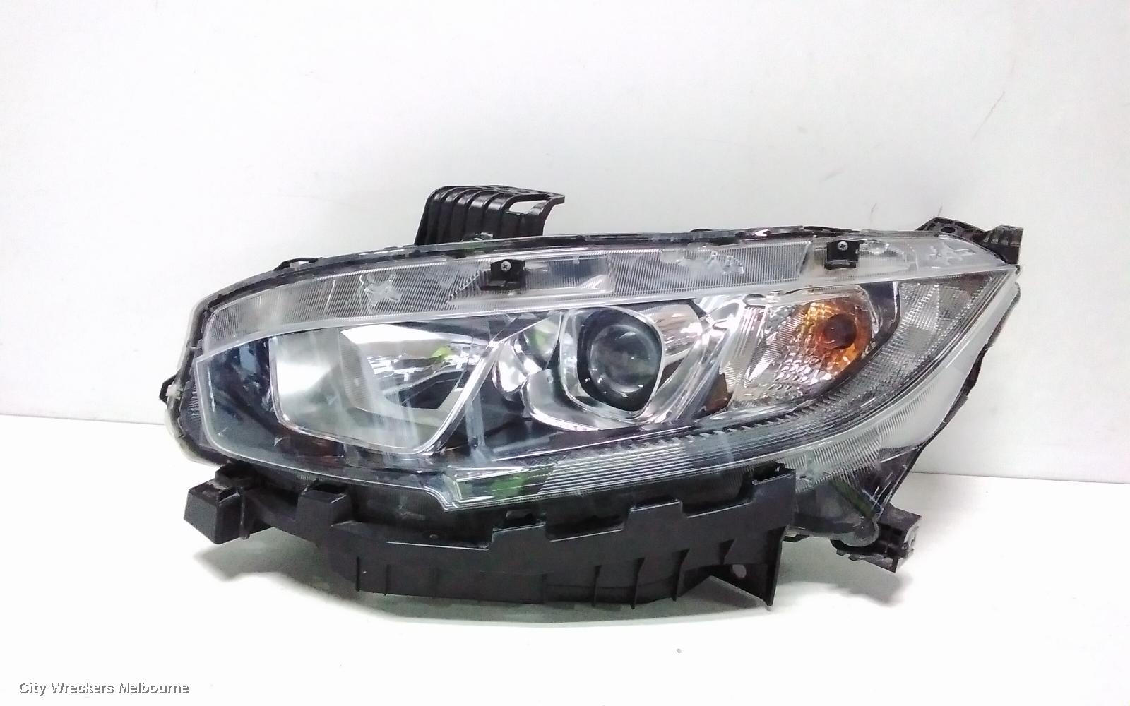HONDA CIVIC LEFT HEADLAMP, 10TH GEN, HATCH/SEDAN, HALOGEN TYPE, 05/2016 - 08/2021 - Image 3