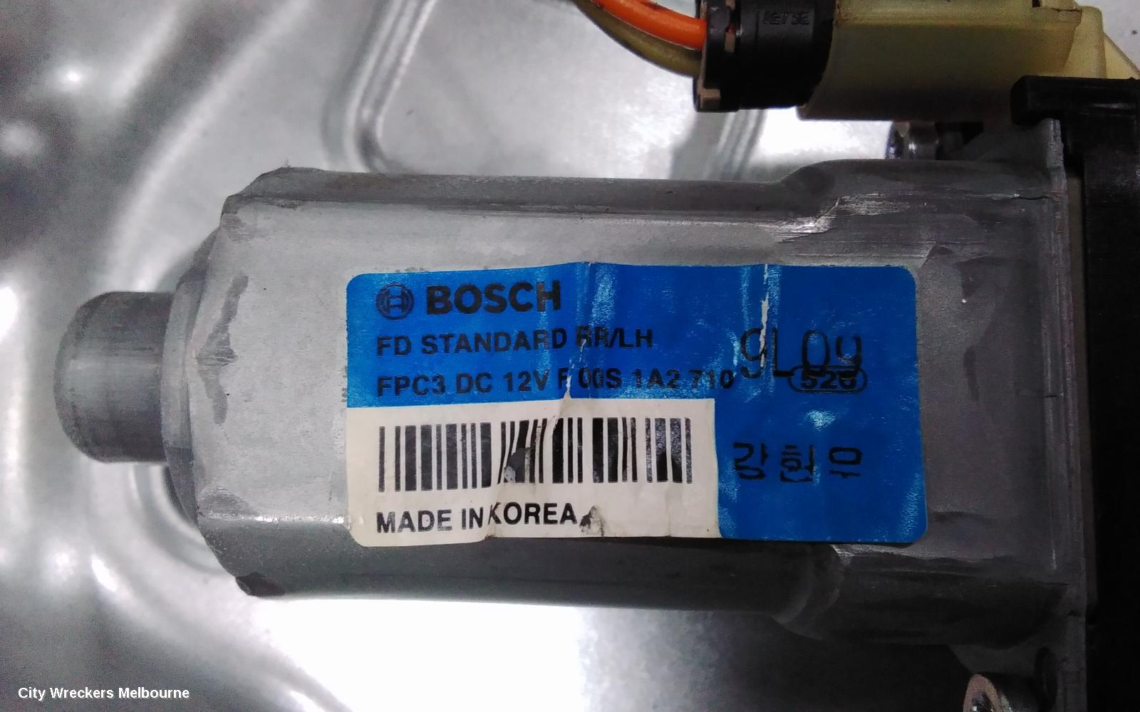 HYUNDAI I30 LEFT REAR WND REG/MOTOR, FD, DOOR MOTOR ONLY, 2 PIN TYPE, 09/2007 - 04/2012 - Image 3
