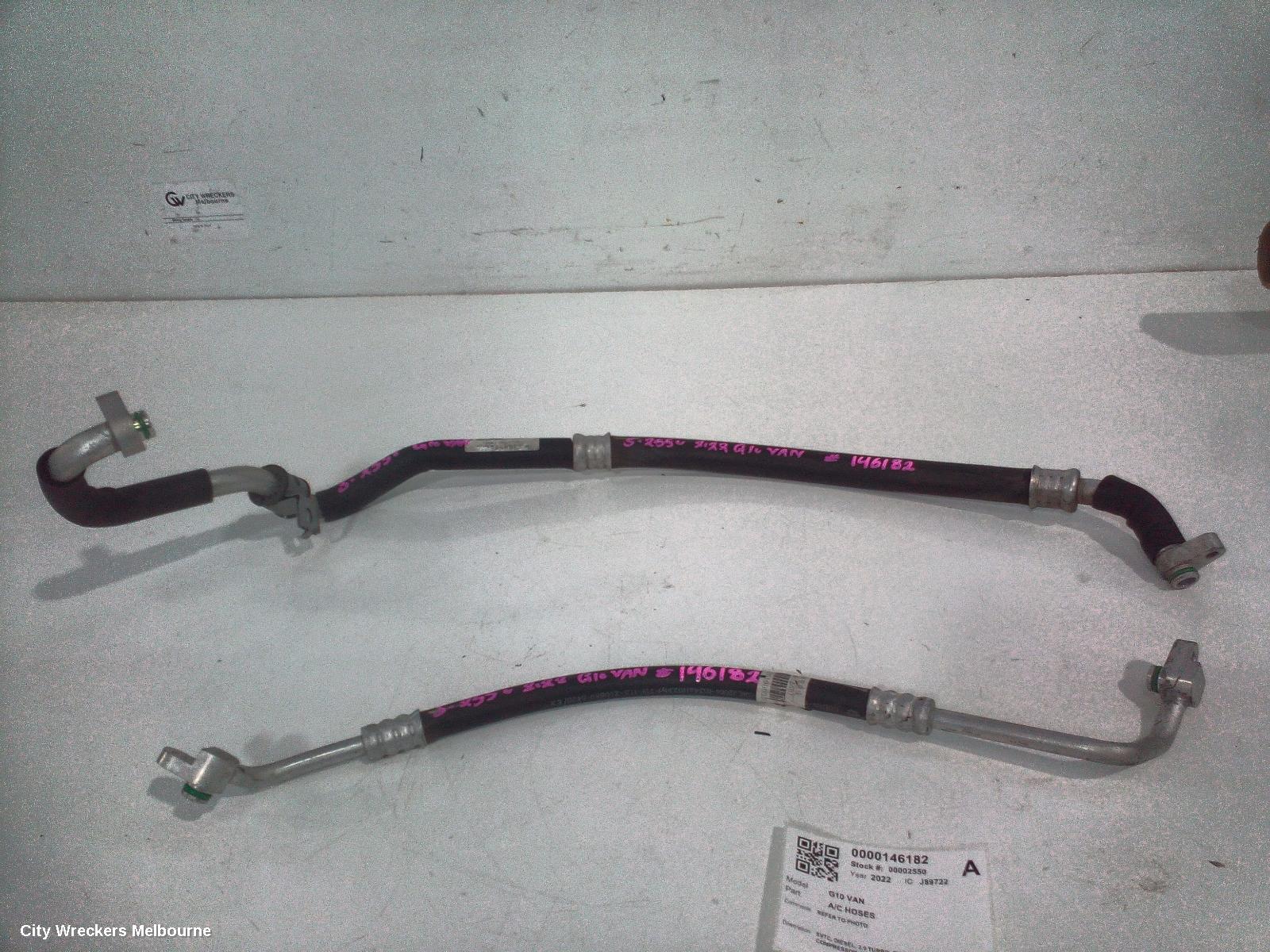 LDV G10 A/C HOSES, SV7C, DIESEL, 2.0 TURBO, EVAPORATOR TO COMPRESSOR, VAN, 07/2021 ONWARDS - Image 1
