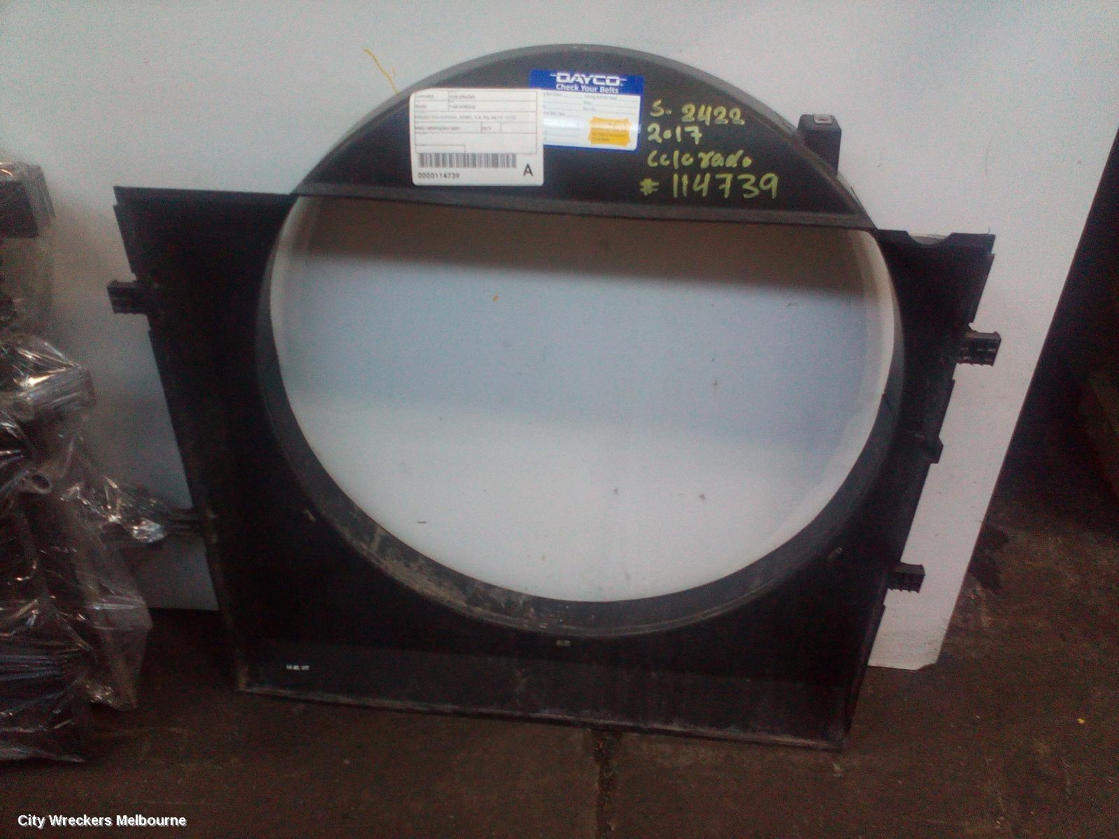 HOLDEN COLORADO FAN SHROUD, ENGINE FAN SHROUD, DIESEL, 2.8, RG, 06/2012 - 12/2020 - Image 1