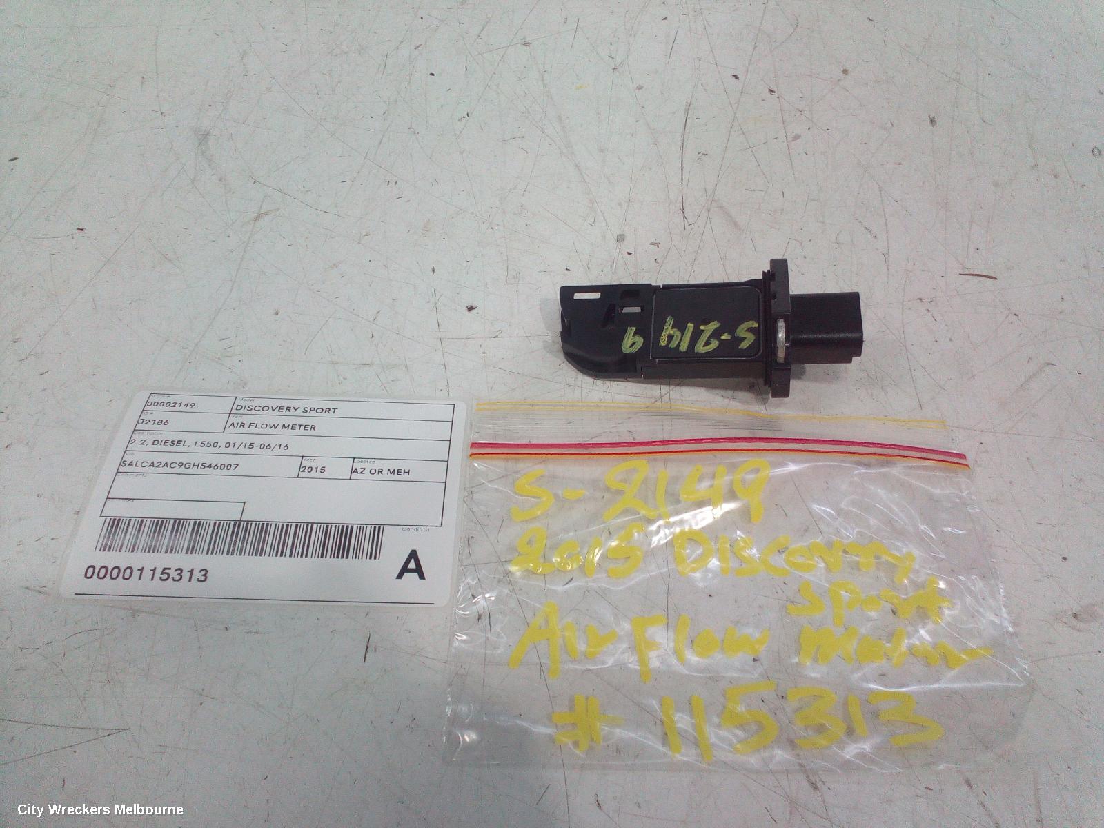 LAND ROVER DISCOVERY SPORT AIR FLOW METER, 2.2, DIESEL, L550, 01/2015 - 06/2016 - Image 2