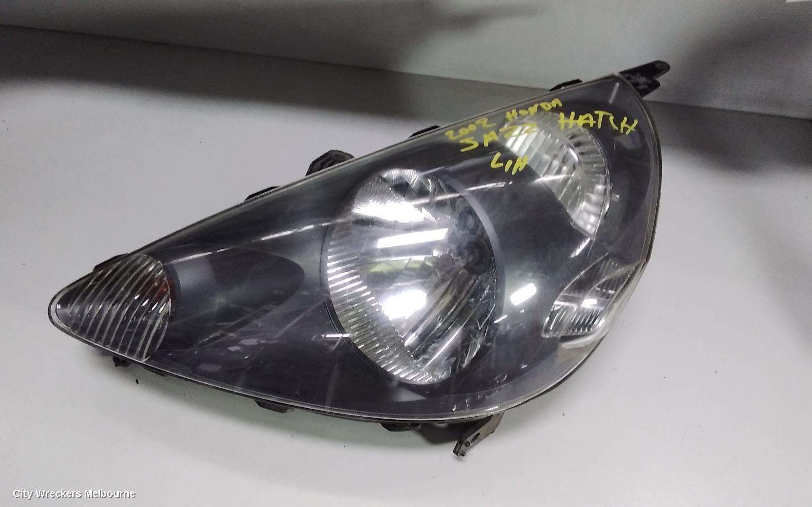 HONDA JAZZ LEFT HEADLAMP, GD, BLACK INSERT TYPE, LENS# P2188, 10/2002 - 09/2004 - Image 2