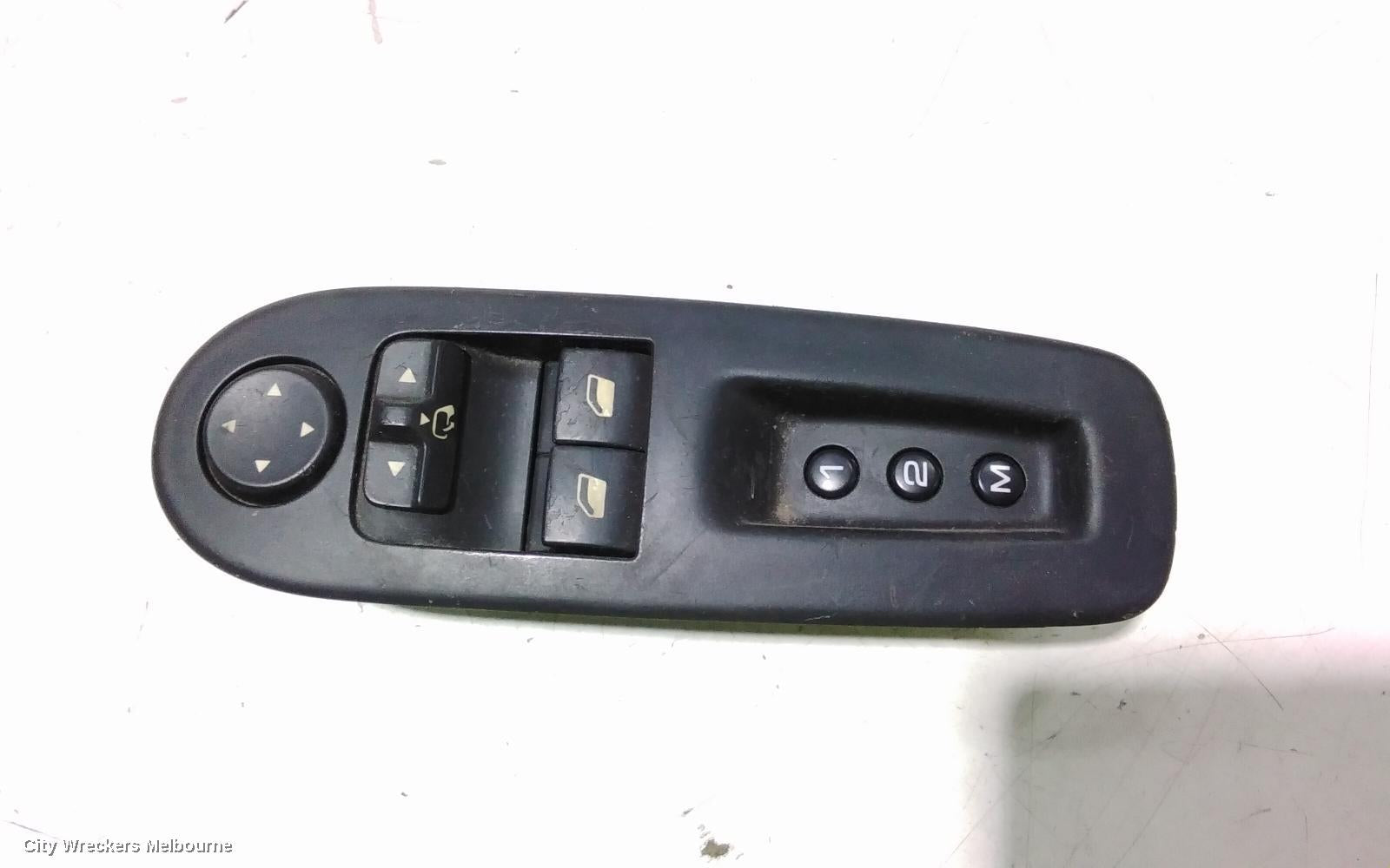PEUGEOT 407 PWR DR WIND SWITCH, RH FRONT (MASTER SWITCH), COUPE, 03/2006 - 12/2011 - Image 3
