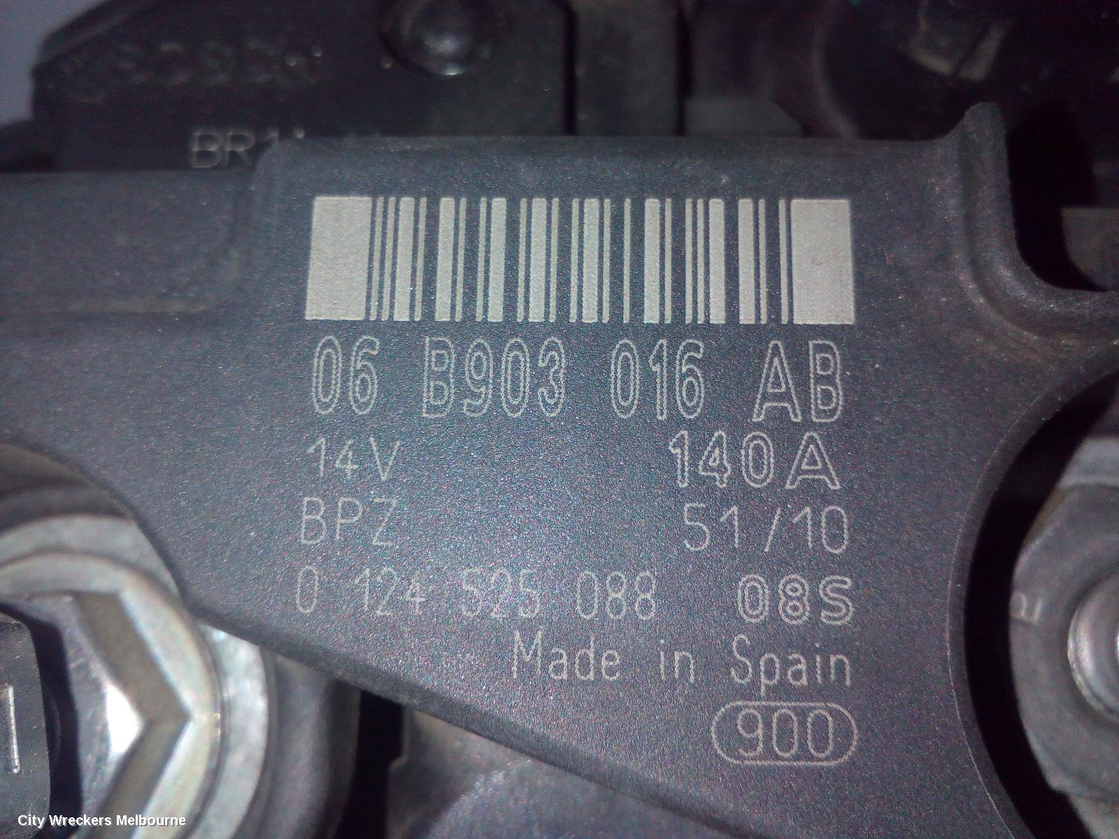 VOLKSWAGEN EOS ALTERNATOR, PETROL, 2.0, BOSCH P/N 06B903016AB, 1F, 08/2008 - 12/2014 - Image 3