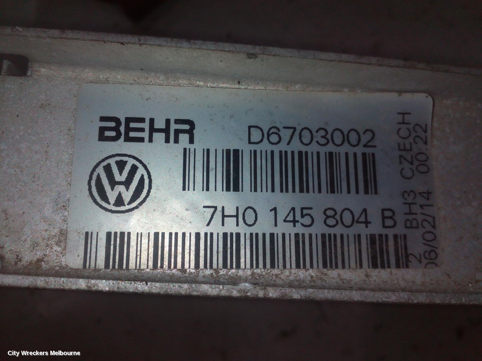 VOLKSWAGEN TRANSPORTER INTERCOOLER, DIESEL, TURBO, T5, 08/2004 - 06/2015 - Image 2