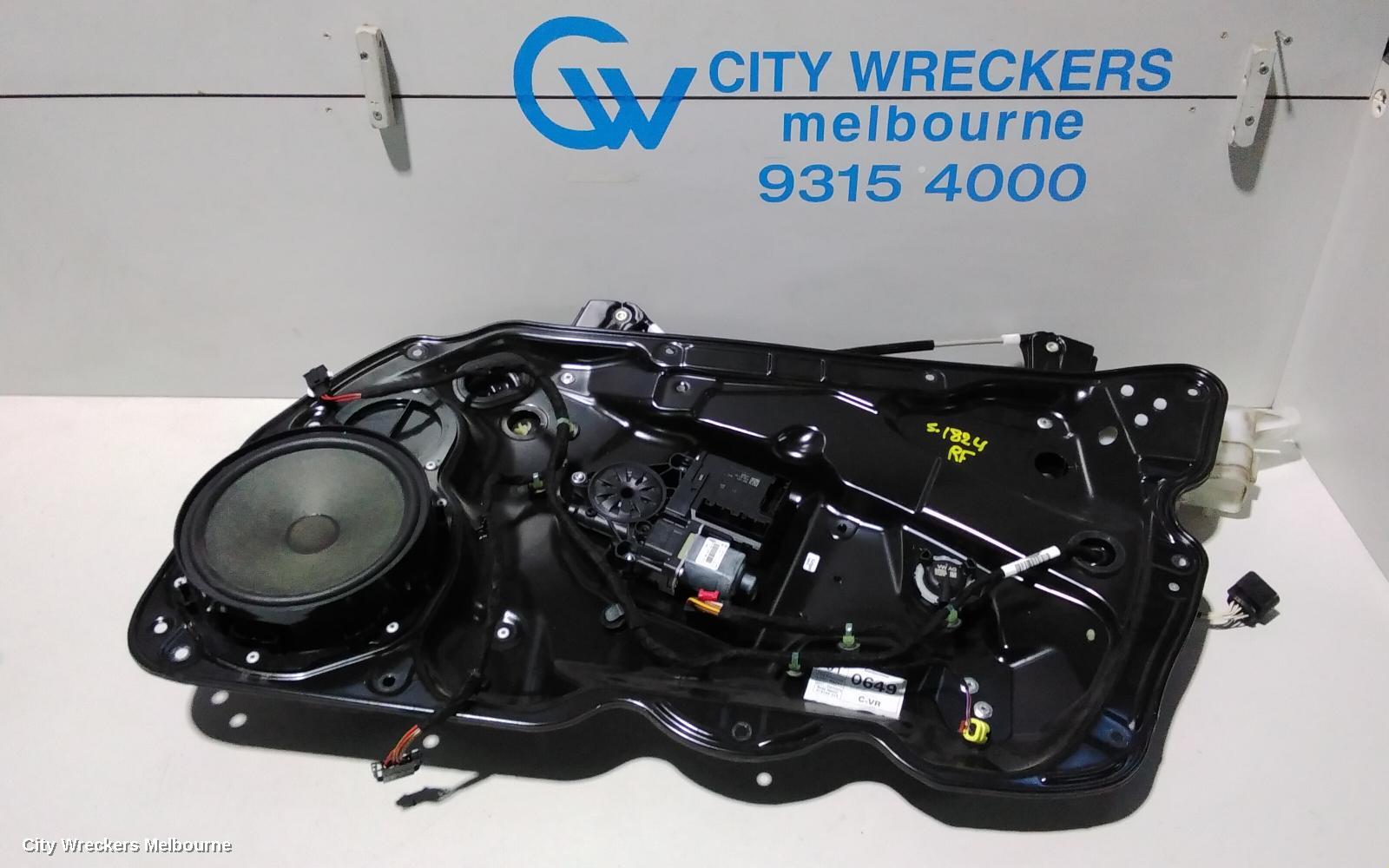 VOLKSWAGEN PASSAT RIGHT FRONT WINDOW REG/MOTOR, 3C/MK6 B7, SEDAN/WAGON, 09/2010 - 05/2015 - Image 1