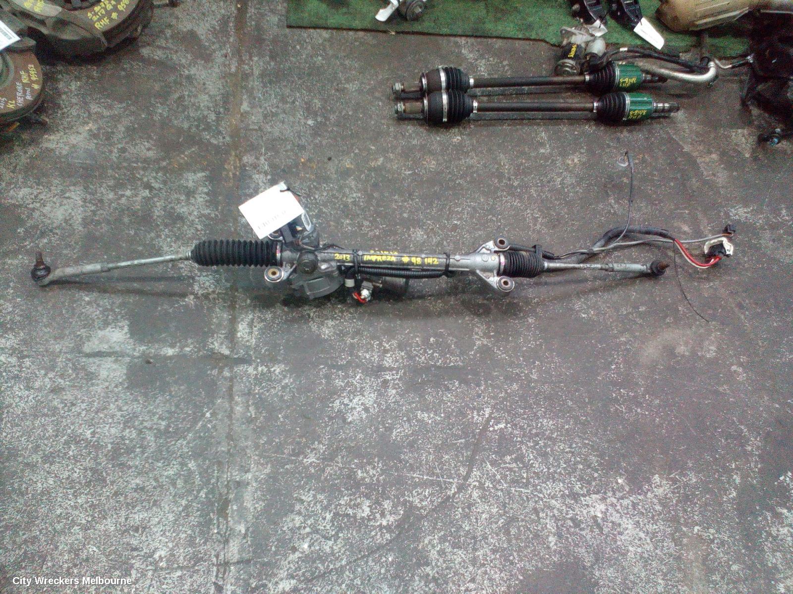 SUBARU IMPREZA STEERING BOX/RACK, G4, ELECTRIC, FJ000, 12/2011 - 10/2016 - Image 2