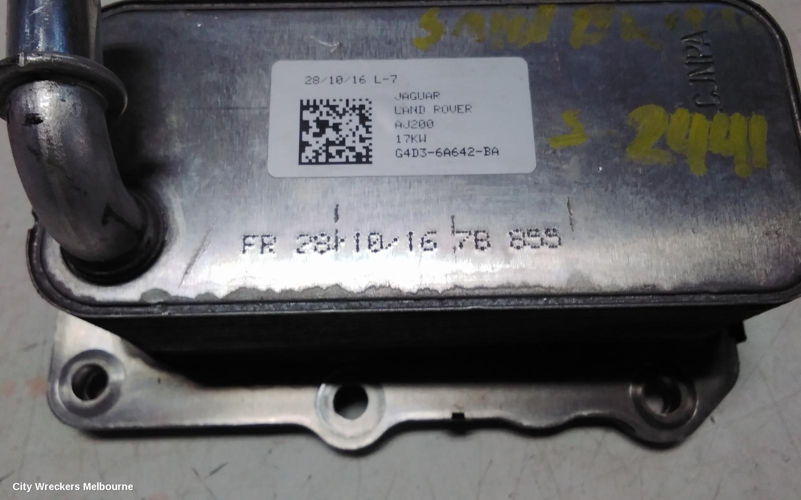 LAND ROVER DISCOVERY SPORT COOLER, ENGINE OIL COOLER, 2.0, DIESEL, L550, 07/2016 ONWARDS - Image 3