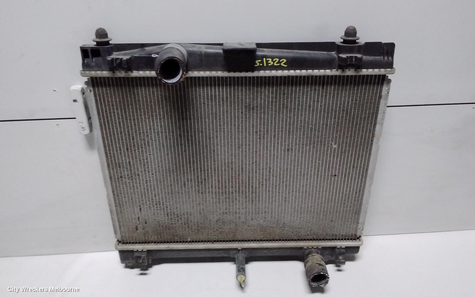 TOYOTA YARIS RADIATOR, MANUAL, 1.3/1.5, NCP9#-NCP13#, 10/2005 - 06/2016 (AUS ONLY) - Image 2