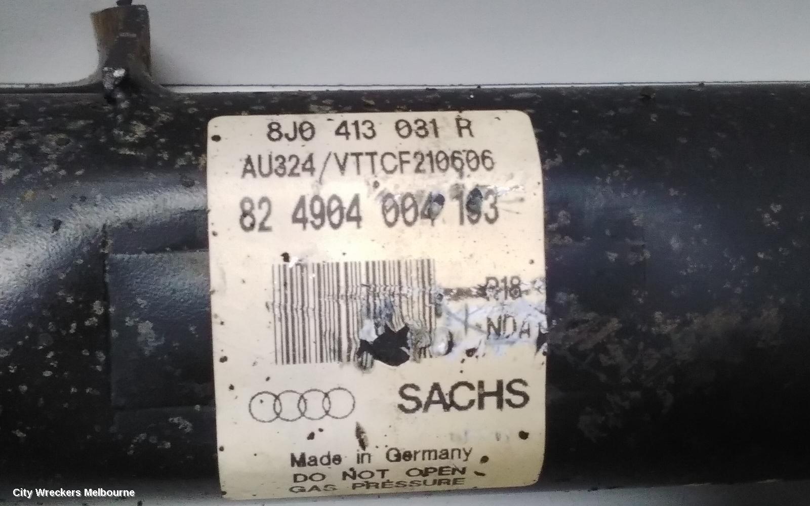 AUDI TT LEFT FRONT STRUT, 8J, 2.0, PETROL, FWD, COUPE/CABRIO, 09/2006 - 12/2014 - Image 2