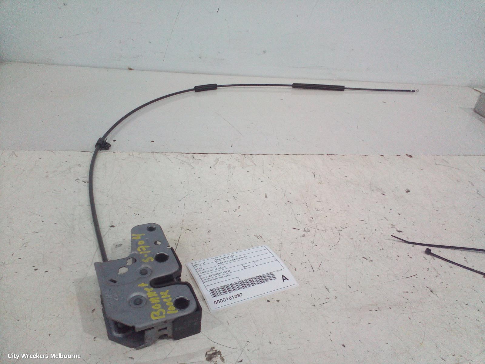 VOLKSWAGEN TRANSPORTER BONNET LOCK/SUPPORT, T5 MY10 03/2010 - 06/2015 - Image 3
