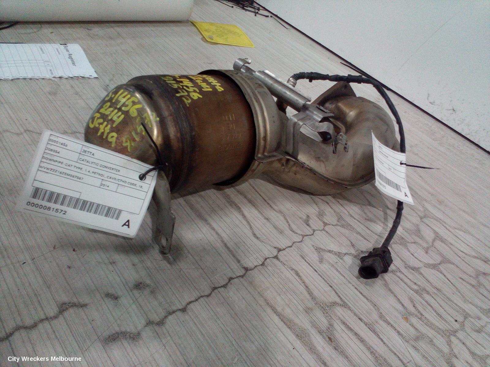 VOLKSWAGEN JETTA CATALYTIC CONVERTER, DOWNPIPE-CAT TYPE, 1.4, PETROL, CAVD/CTHD CODE, 1B, 02/2011 - 12/2017 - Image 2