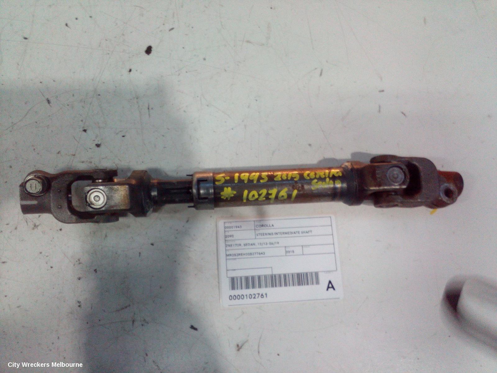 TOYOTA COROLLA STEERING INTERMEDIATE SHAFT, ZRE172R, SEDAN, 12/2013 - 06/2019 - Image 2