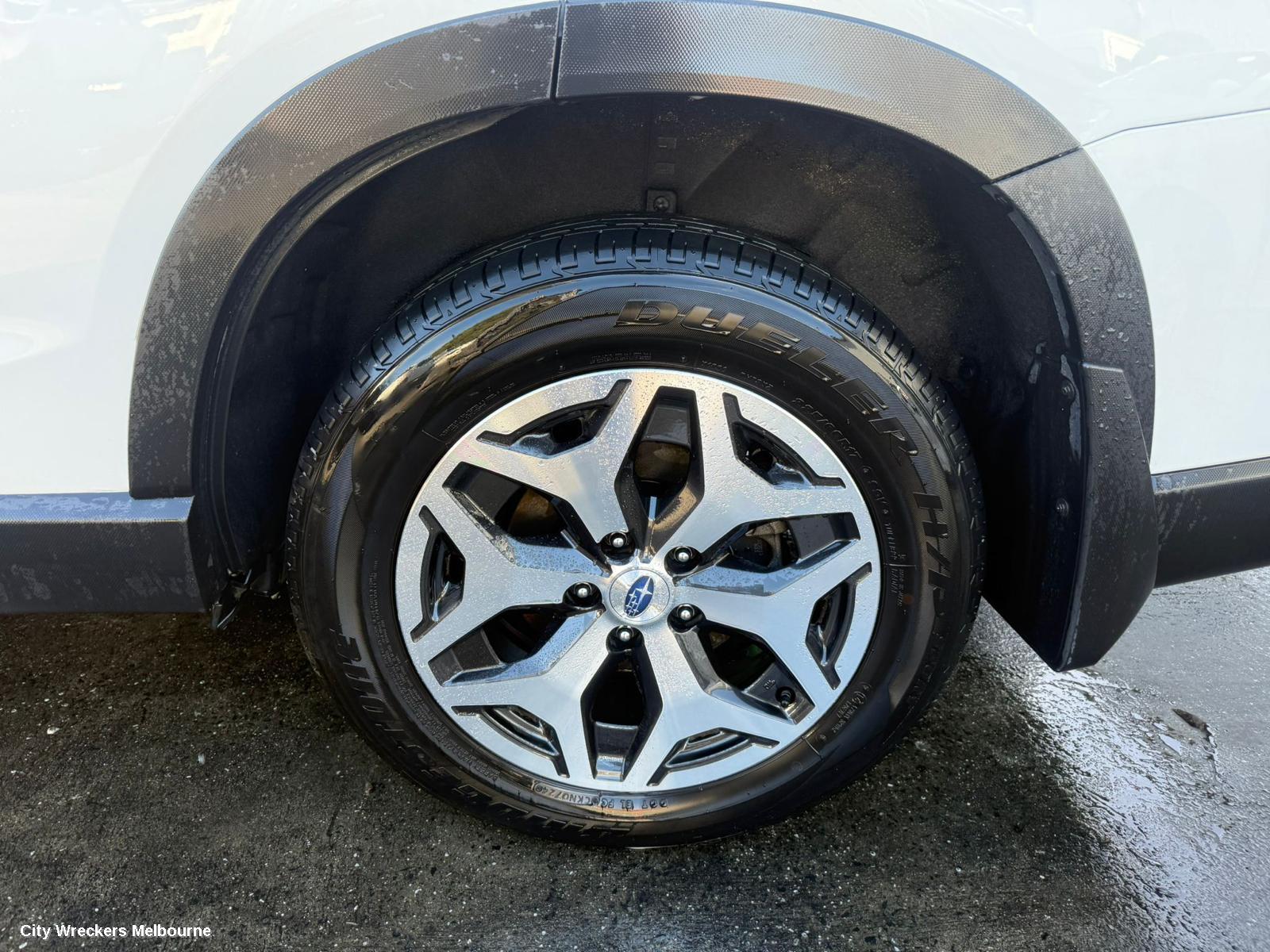 SUBARU FORESTER WHEEL MAG, FACTORY, 17X7IN, 6 Y SPOKE, SK, 08/2018 - 11/2024 - Image 1