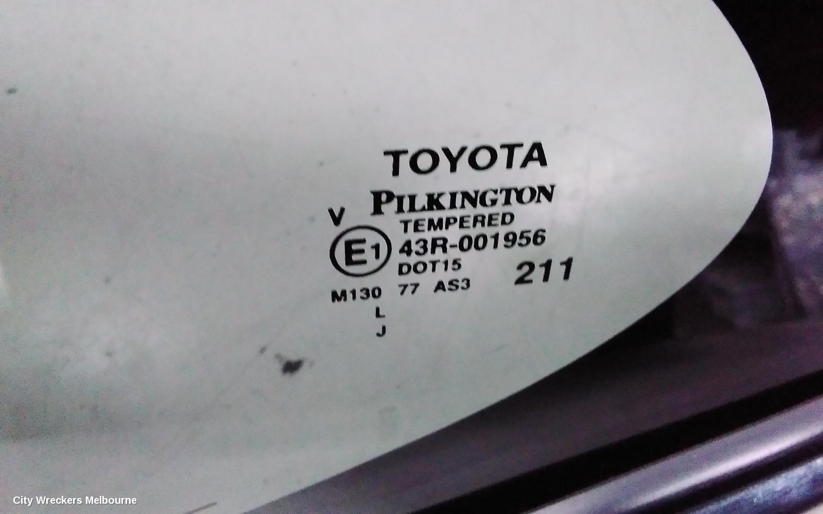 TOYOTA KLUGER LEFT REAR SIDE GLASS, XU70 SERIES, 03/2021 ONWARDS - Image 3