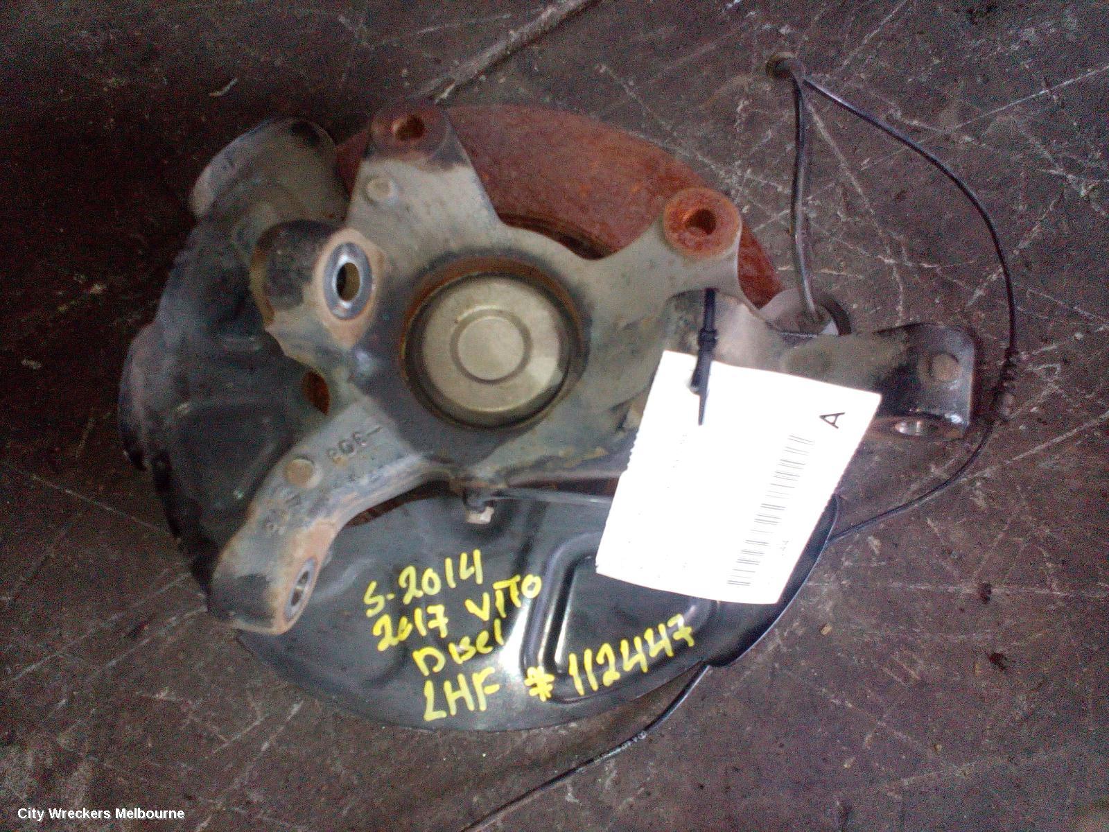 MERCEDES VITO LEFT FRONT HUB ASSEMBLY, RWD, 447, 03/2015 ONWARDS - Image 1