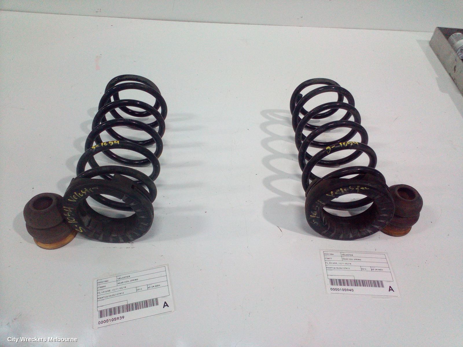 HYUNDAI VELOSTER REAR COIL SPRING, FS, LH SIDE, 12/2011 - 02/2018 - Image 3
