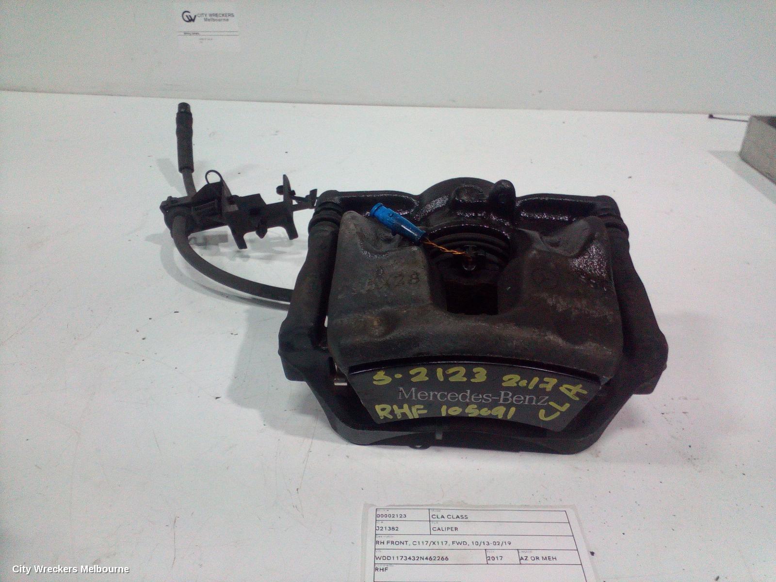 MERCEDES CLA CLASS CALIPER, RH FRONT, C117/X117, FWD, 10/2013 - 02/2019 - Image 1