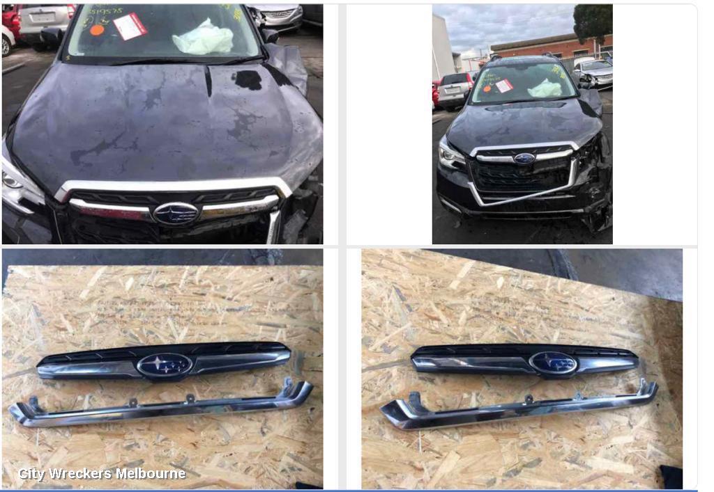SUBARU FORESTER GRILLE, RADIATOR GRILLE (UPPER), SJ, CHROME, 12/2012 - 01/2016 - Image 1