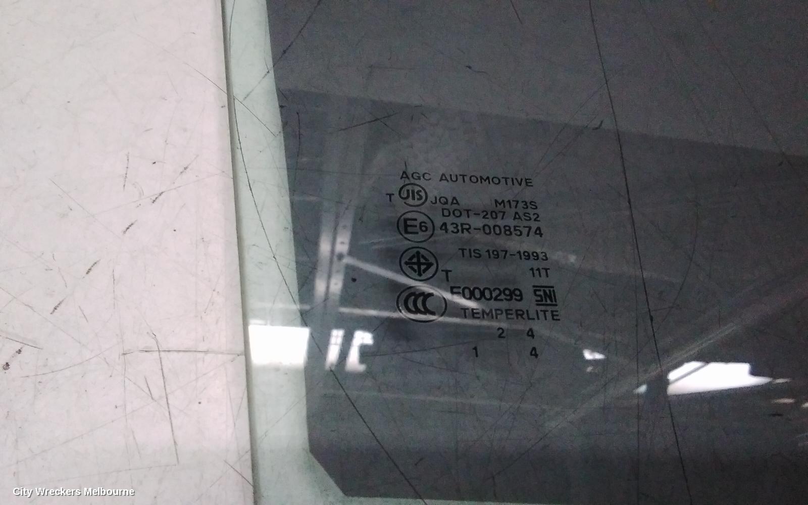 MITSUBISHI MIRAGE RIGHT REAR DOOR WINDOW, LA-LB, HATCH, 12/2012 - 12/2024 - Image 3