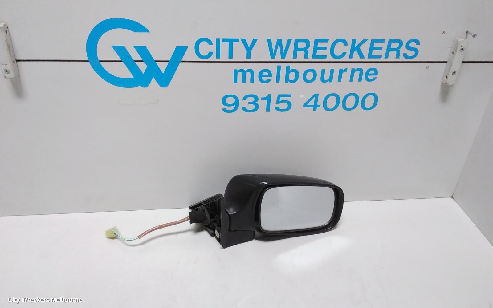 SUBARU FORESTER RIGHT DOOR MIRROR, NON TURBO, BLACK, CLIP ON BACKING TYPE, 08/2003 - 05/2005 - Image 1