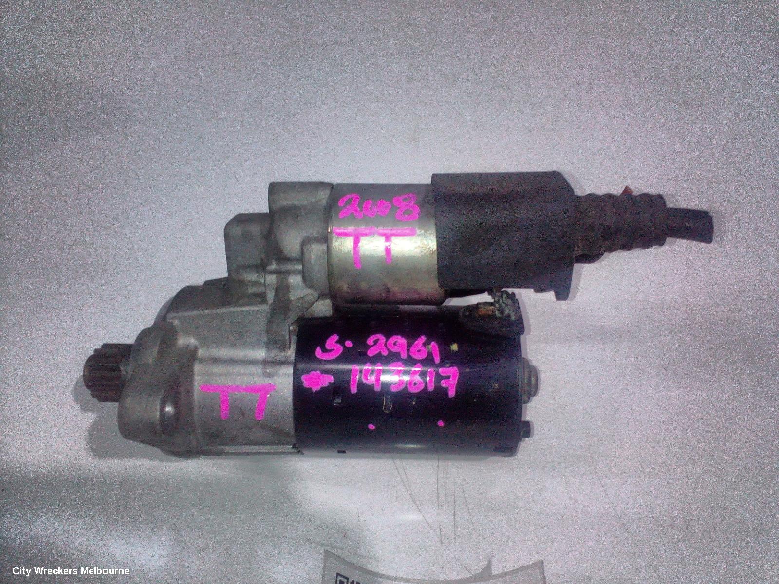 AUDI TT STARTER, PETROL, 2.0, BWA CODE, MANUAL T/M, BOSCH, 8J, 09/2006 - 08/2010 - Image 2