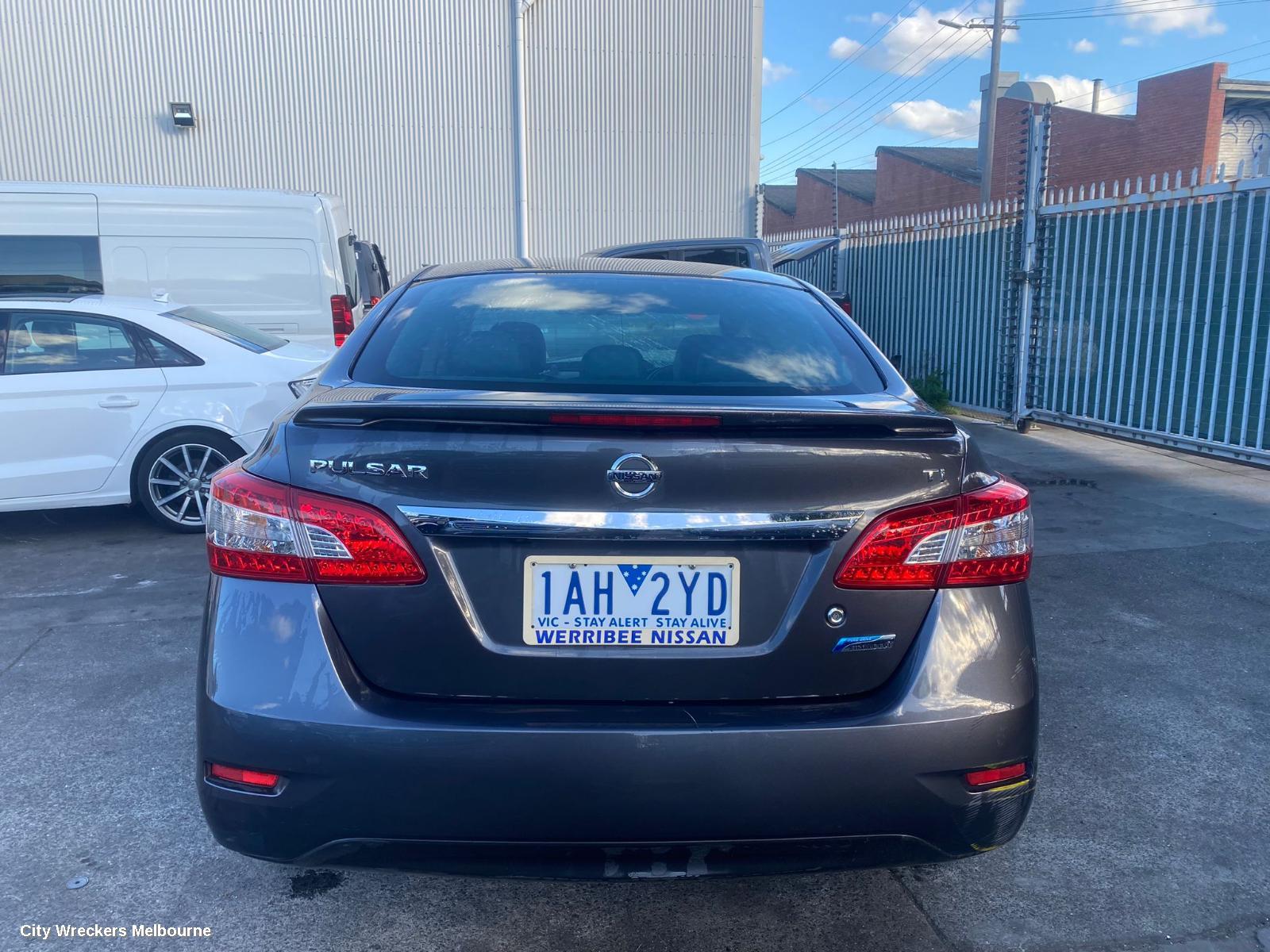 NISSAN PULSAR BOOTLID/TAILGATE, BOOTLID, B17, SPOILERED, W/ CAMERA TYPE, 12/2012 - 12/2017 - Image 2