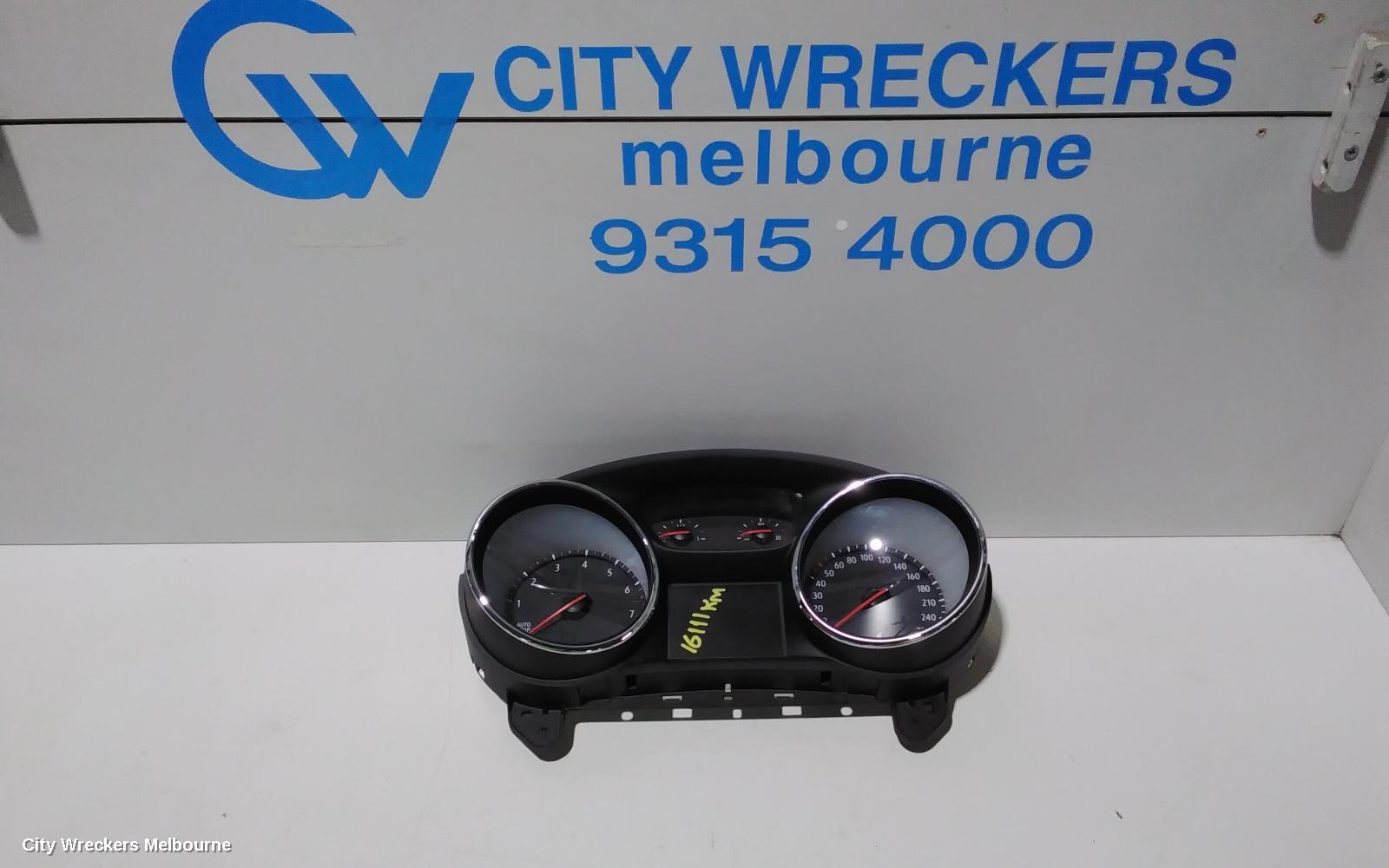 HOLDEN COMMODORE INSTRUMENT CLUSTER, INSTRUMENT CLUSTER, AUTO T/M, PETROL, ZB, 10/2017 - 12/2020 - Image 1
