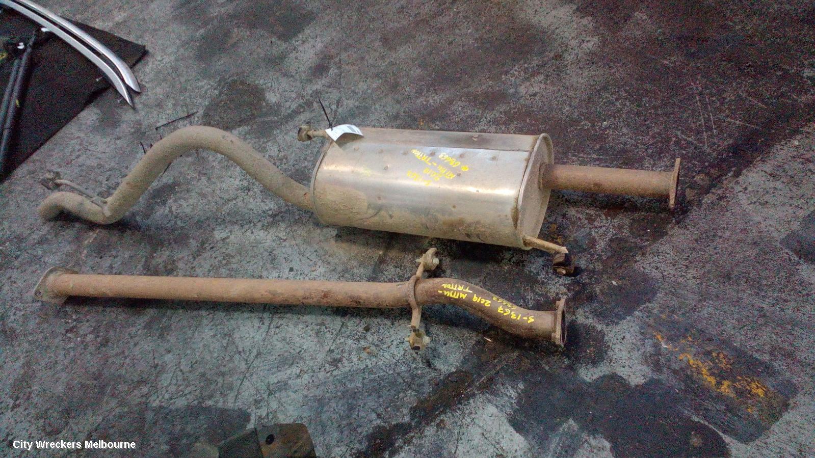 MITSUBISHI TRITON EXHAUST SYSTEM, MQ-MR, 03/2015 - 10/2023 - Image 2