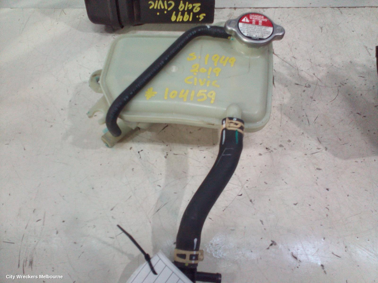 HONDA CIVIC OVERFLOW BOTTLE, 10TH GEN, 05/2016 - 08/2021 - Image 1