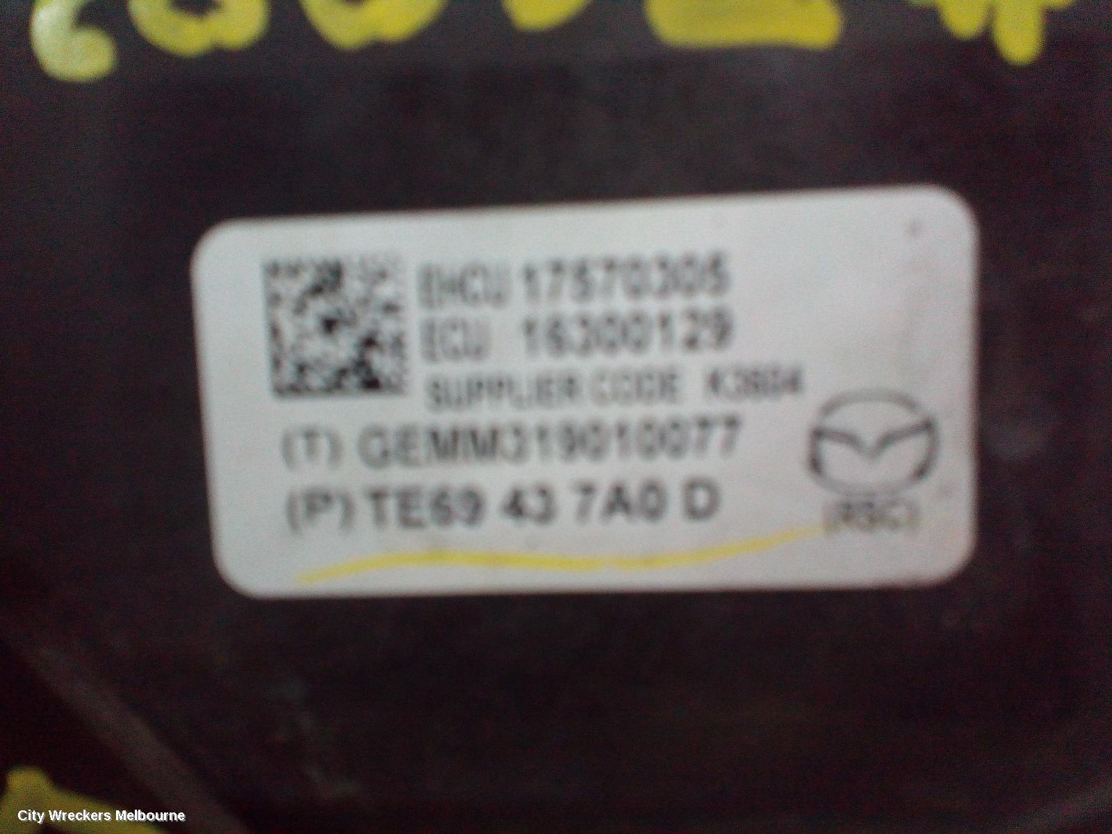 MAZDA CX9 ABS PUMP/MODULATOR, TB, 12/2007 - 12/2015 - Image 2