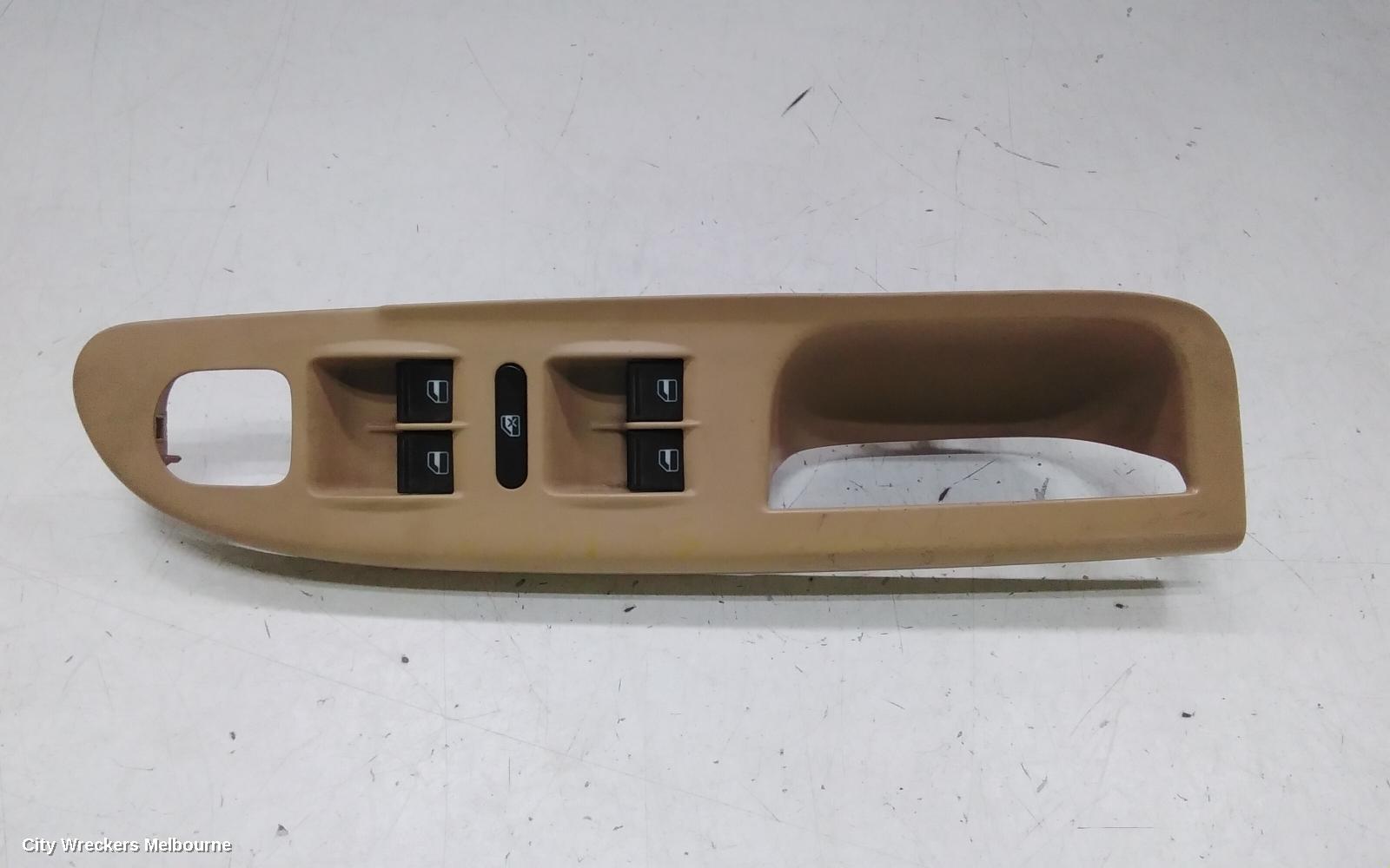 VOLKSWAGEN PASSAT PWR DR WIND SWITCH, RH FRONT (MASTER SWITCH), 3C/MK6 B6-B7, SEDAN/WAGON, W/O CHROME ON SWITCHES TYPE, 03/2006 - 05/2015 - Image 2