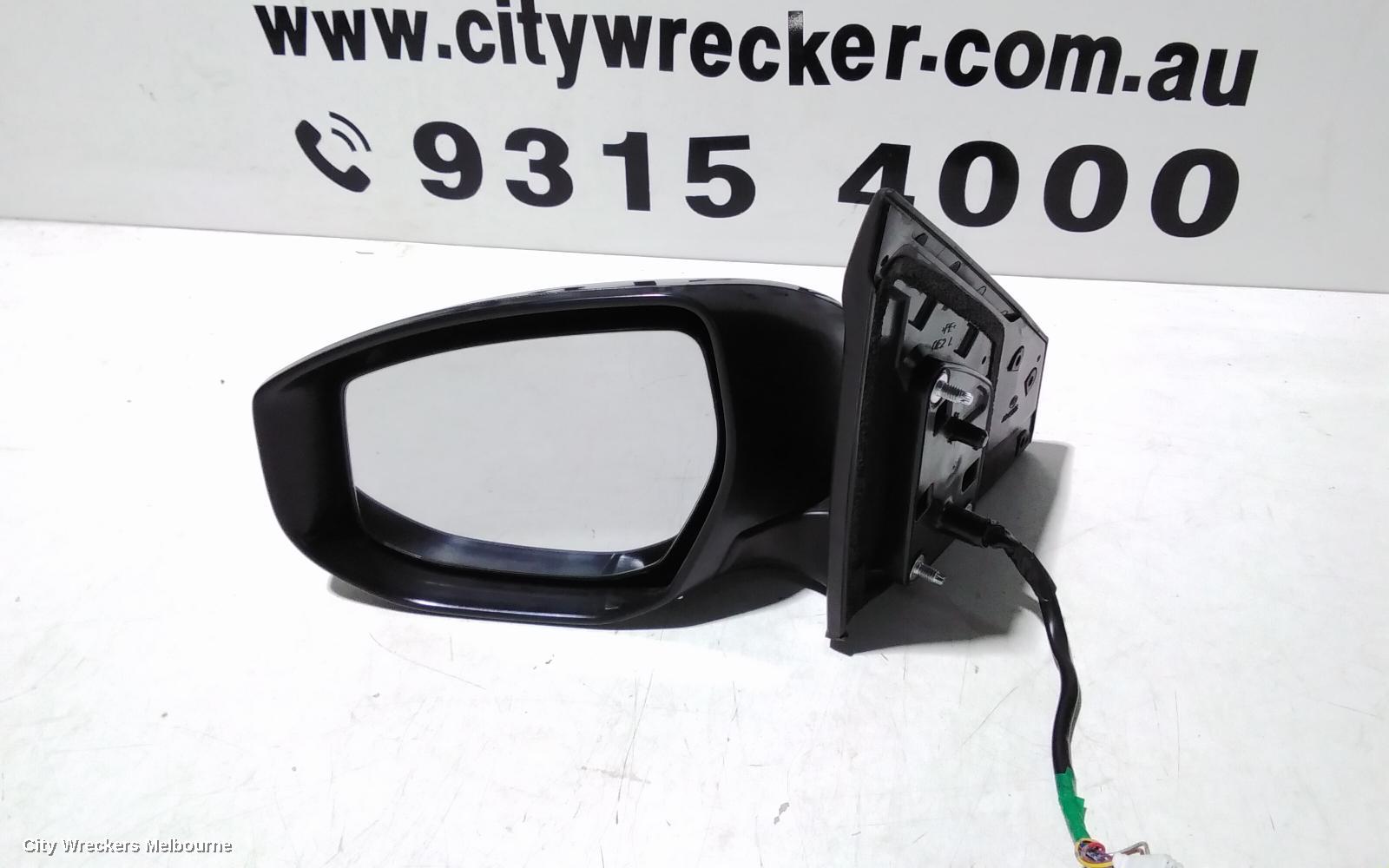 NISSAN PULSAR LEFT DOOR MIRROR, B17, SEDAN, MANUAL FOLD TYPE, 12/2012 - 12/2017 - Image 2