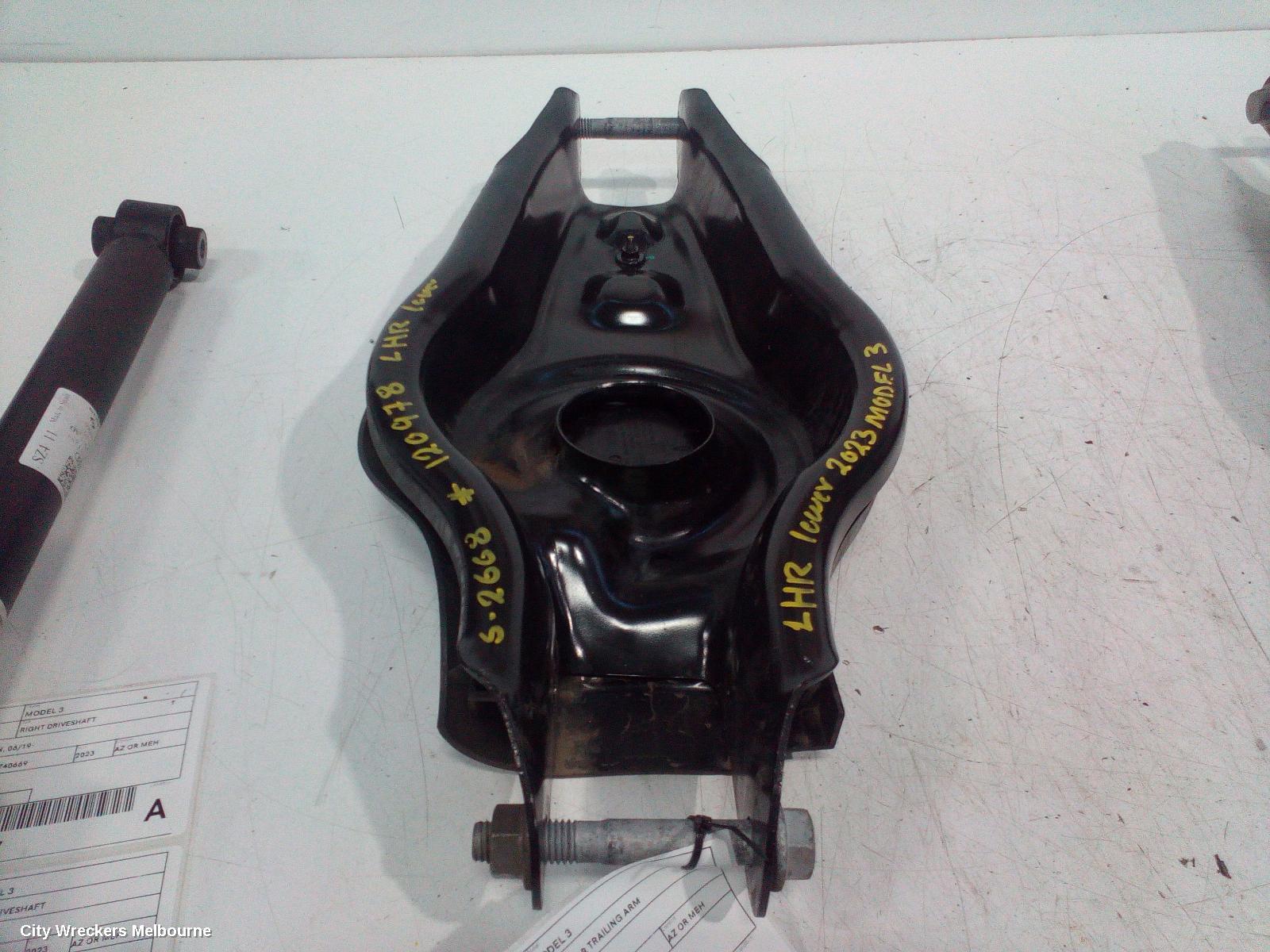 TESLA MODEL 3 LEFT REAR TRAILING ARM, 1ST GEN, 06/2019 ONWARDS - Image 1