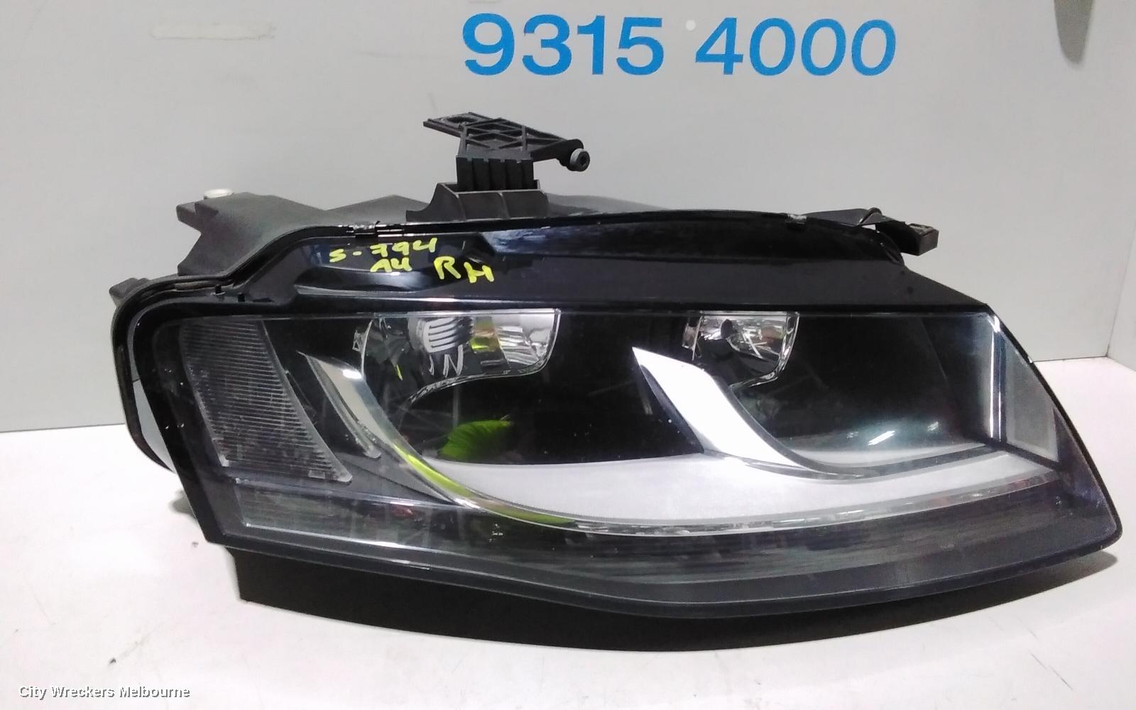 AUDI A4 RIGHT HEADLAMP, B8 8K, HALOGEN TYPE, 02/2008 - 06/2012 - Image 3