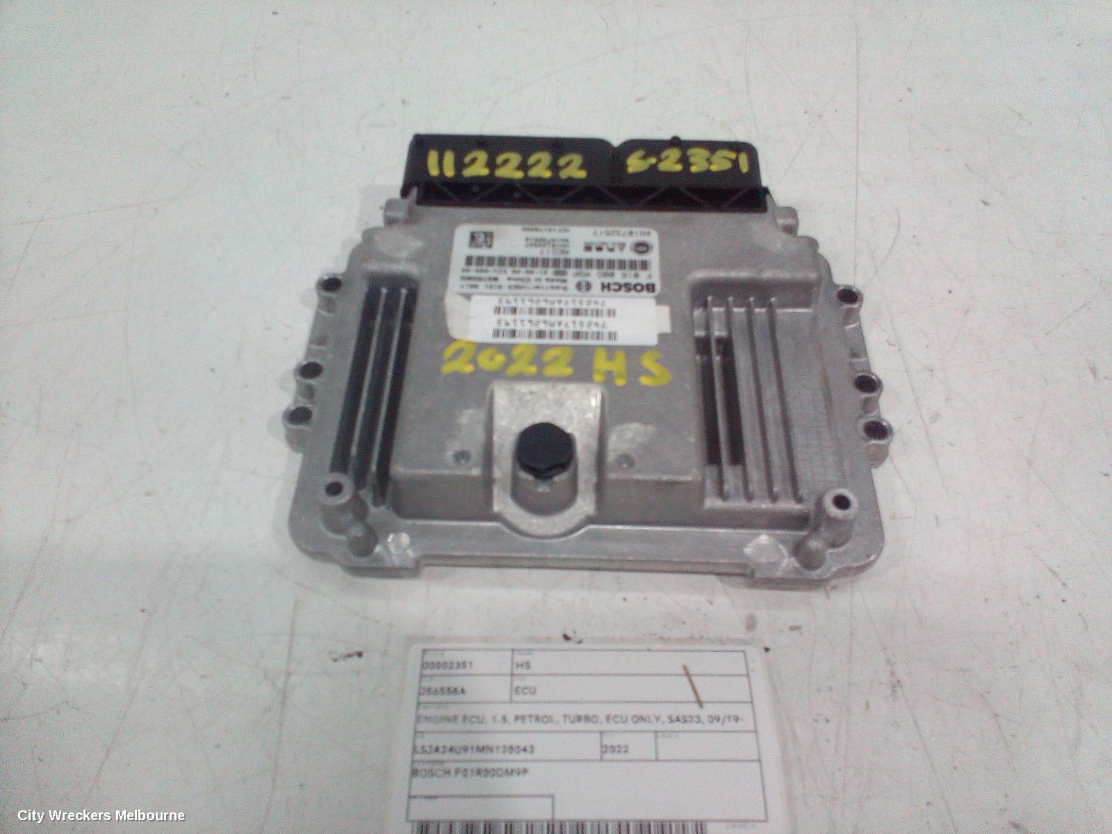 MG HS ECU, ENGINE ECU, 1.5, PETROL, TURBO, ECU ONLY, SAS23, 09/2019 ONWARDS - Image 1